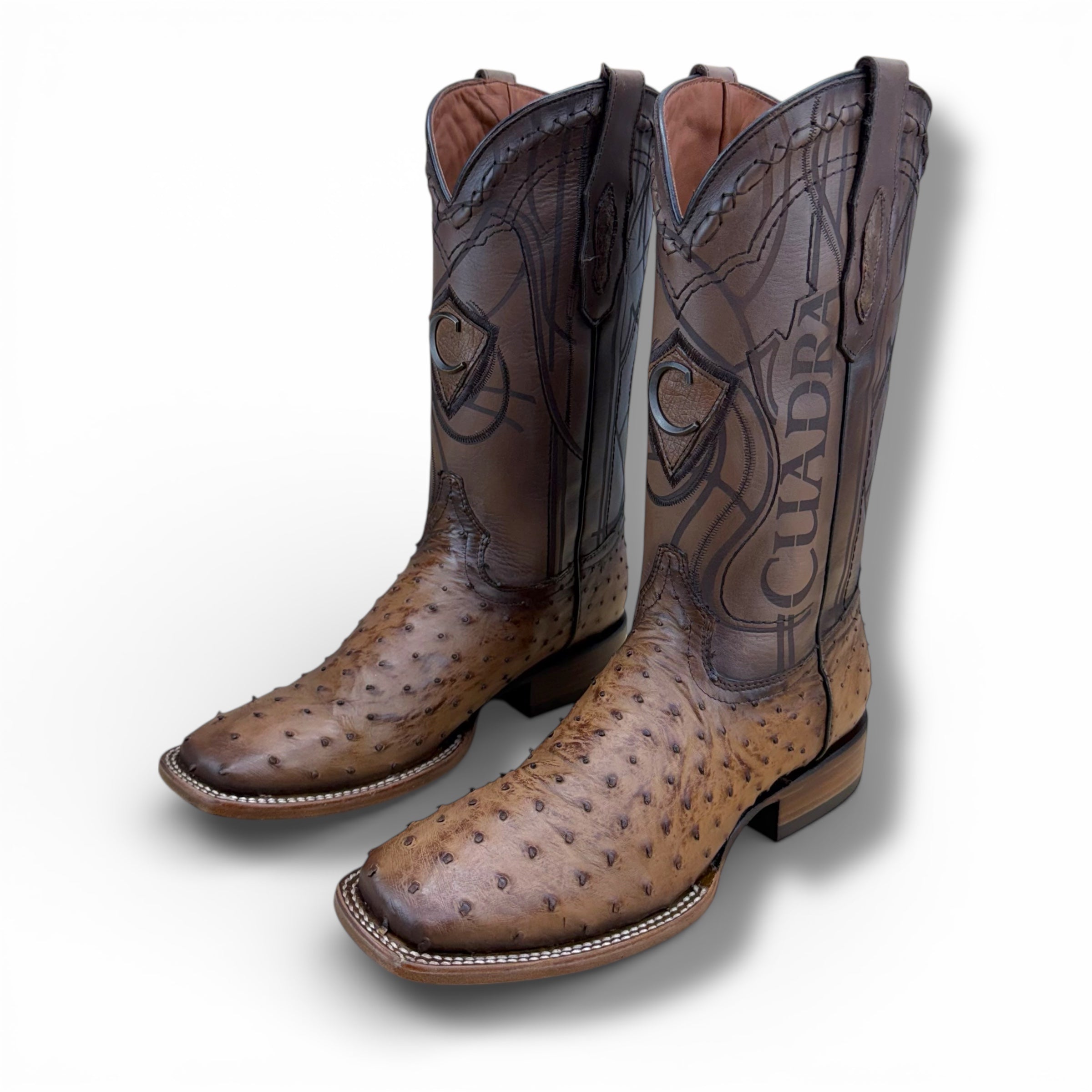 Cuadra CU744 Ostrich Boot – Lugano Brown