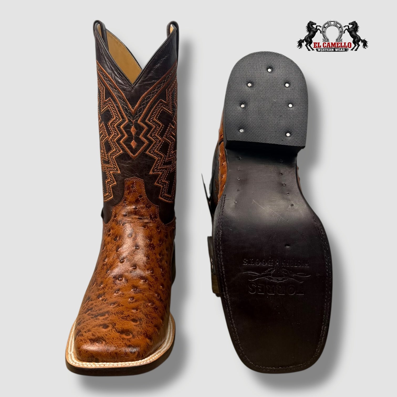 Avestruz Grabado Conac Torres Boots TBRCC128