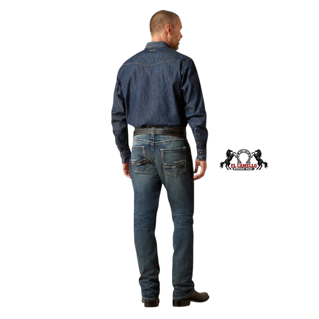 Mens Ariat M5 Straight Fit Straight Leg Lennox 10030275