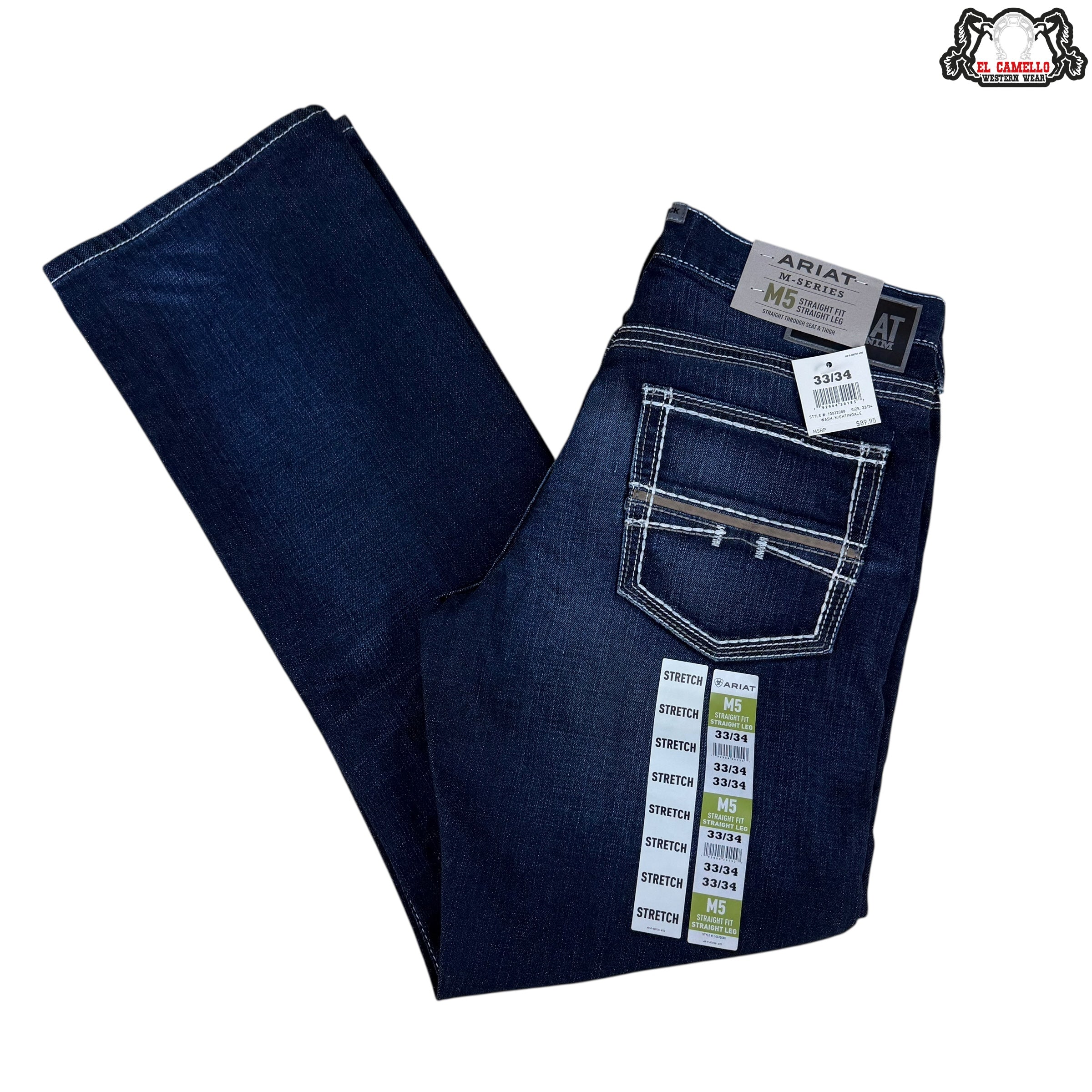 MNS M5 Slim Stretch Coltrane Stackable Straight Leg Jean 10032088