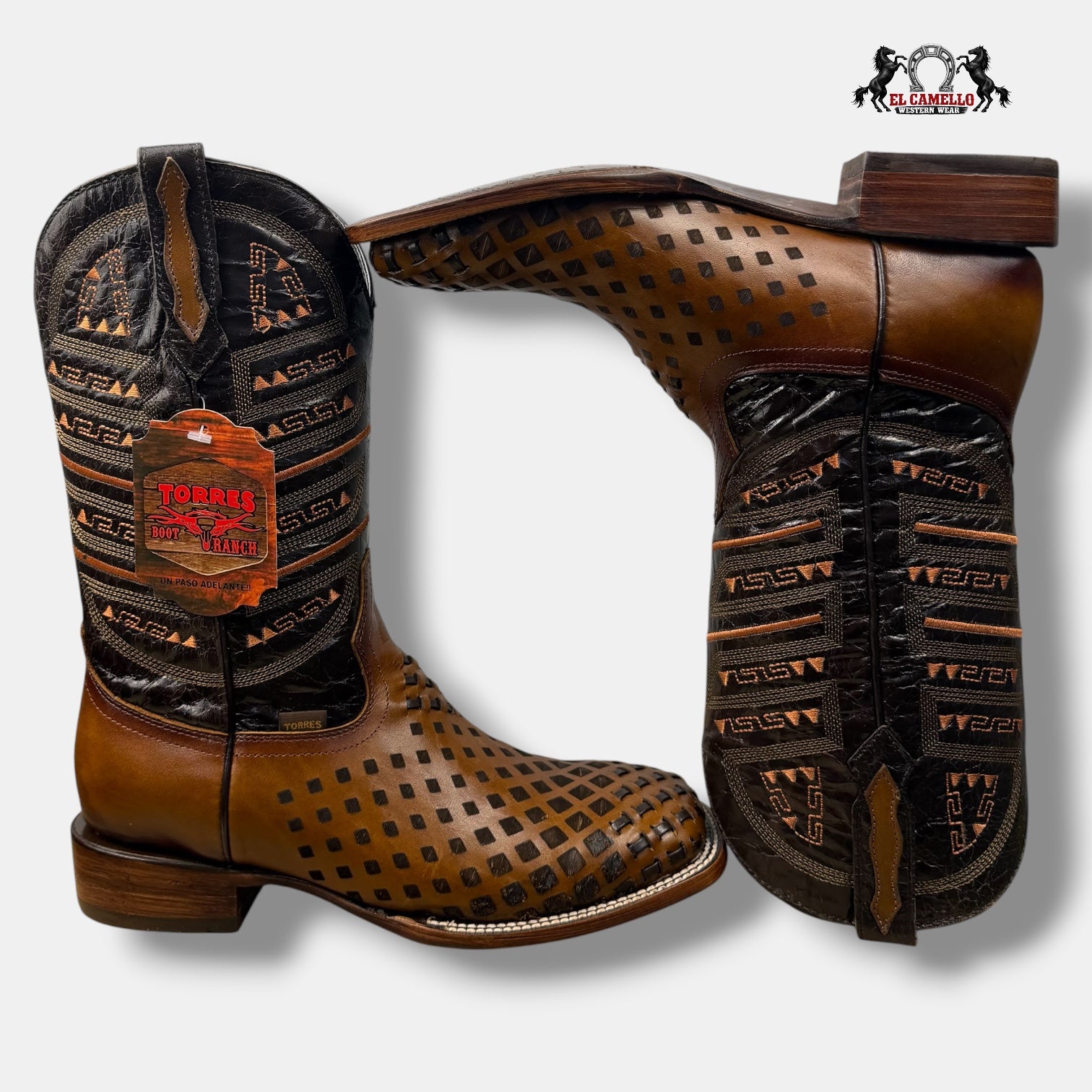 Petatillo Tejido Lacer Cafe Torres Boots TBRCC186