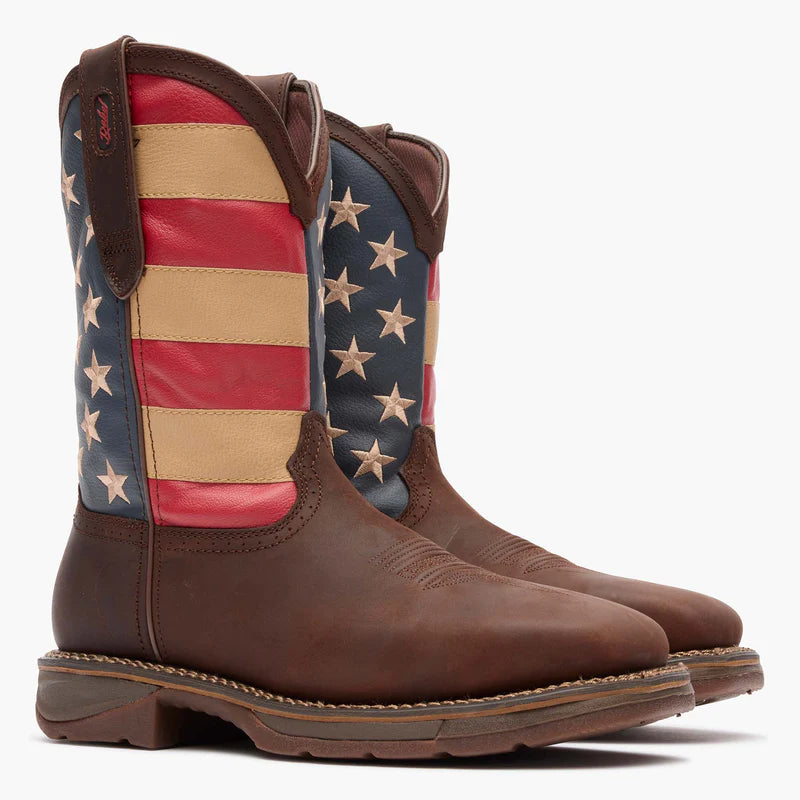 DB020 Durango® Working' Rebel™ Patriotic Steel Toe Work Boot