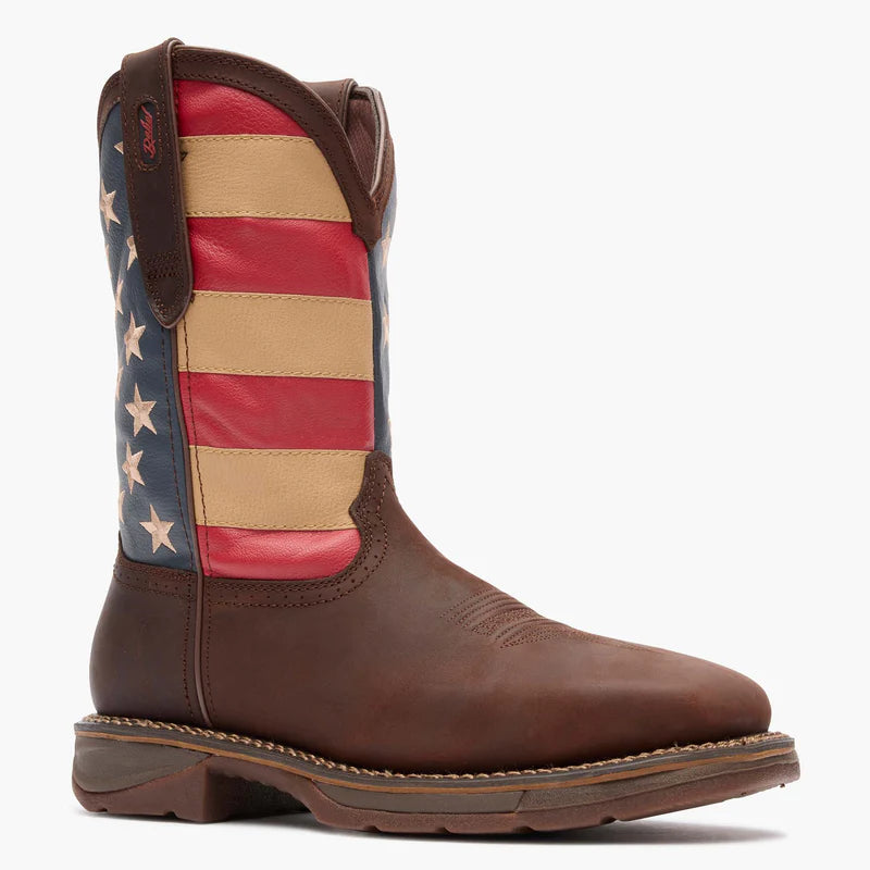 DB020 Durango® Working' Rebel™ Patriotic Steel Toe Work Boot