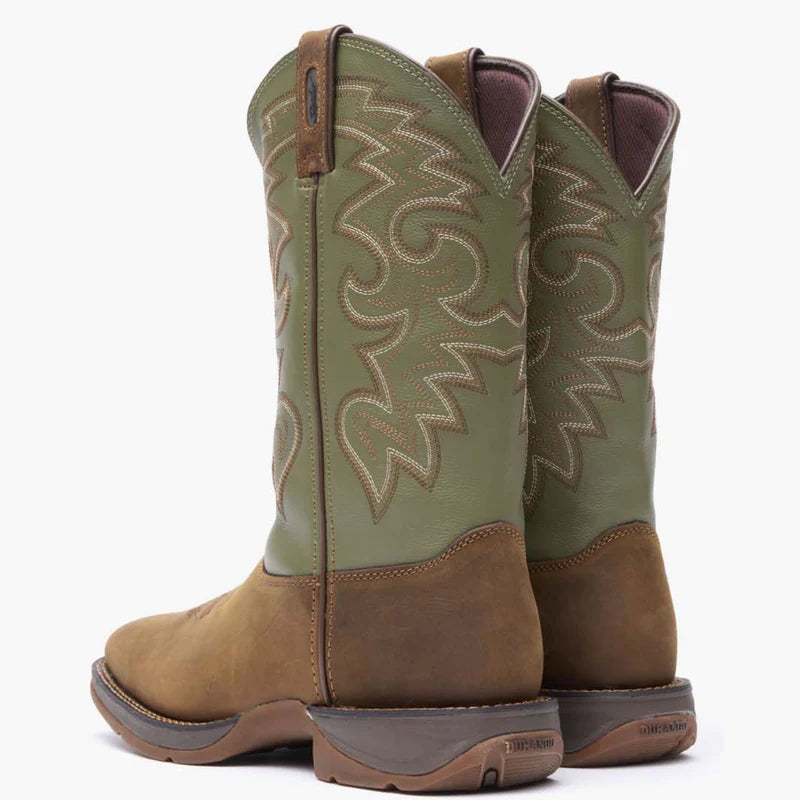 DB5416 Rebel by Durango® Coffee & Cactus Pull-On Western Boot