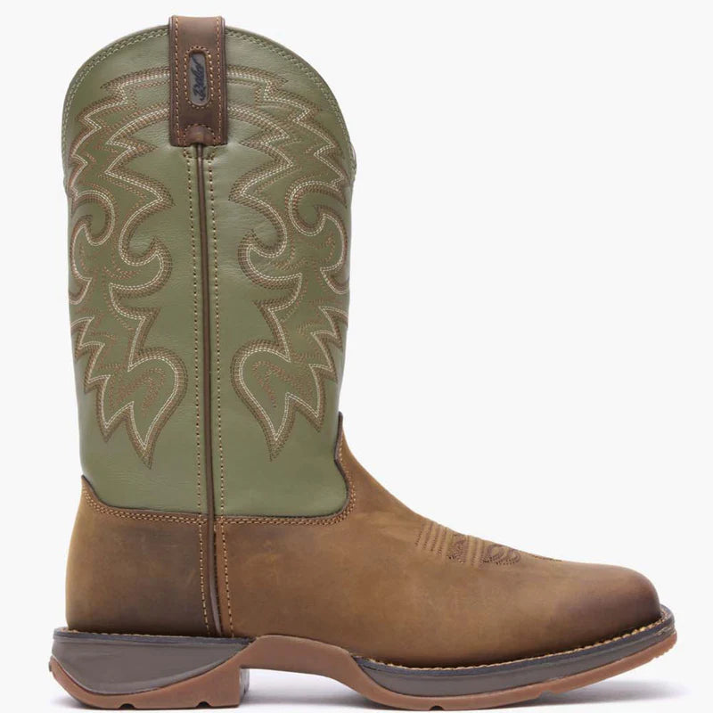 DB5416 Rebel by Durango® Coffee & Cactus Pull-On Western Boot