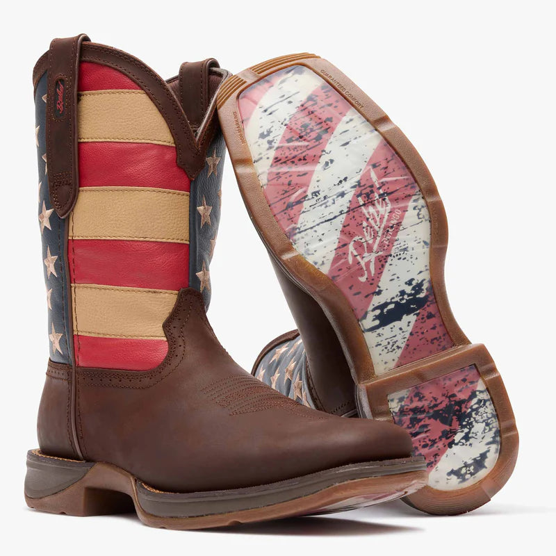 DB5554 Rebel™ by Durango® Patriotic Pull-On Western Flag Boot