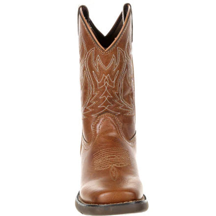 DBT0223TS Lil' Durango® Big Kids' Rodeo Brown Western Boot