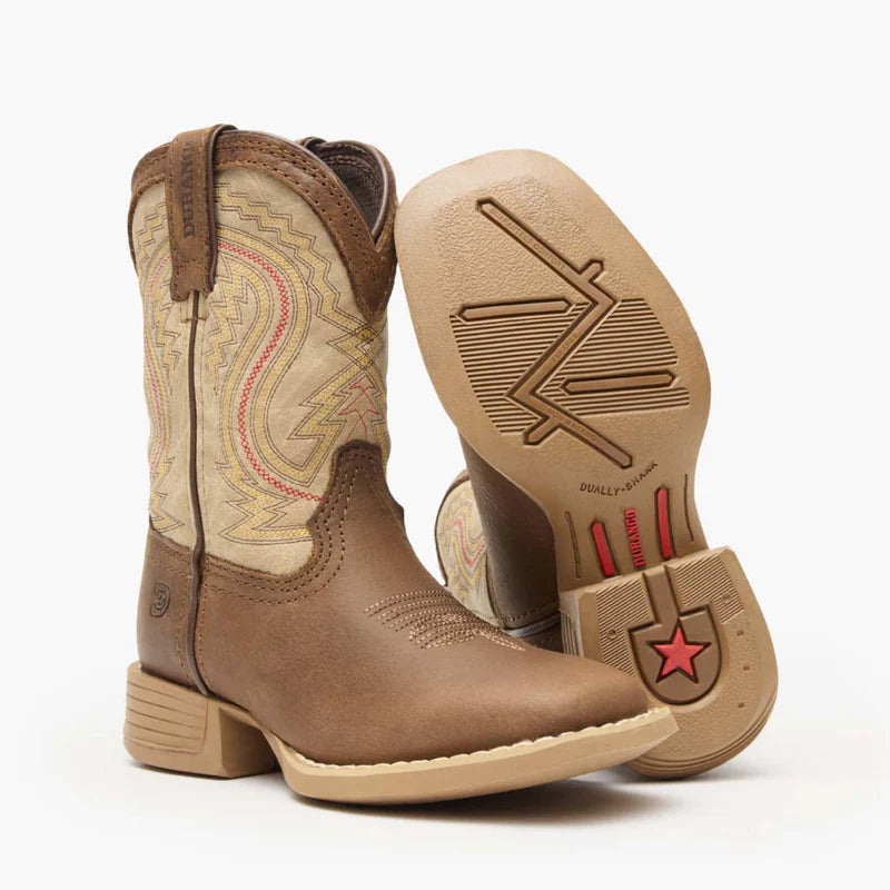 DBT0241C Durango® Lil' Rebel Pro™ Little Kids' Coffee and Bone Western Boot