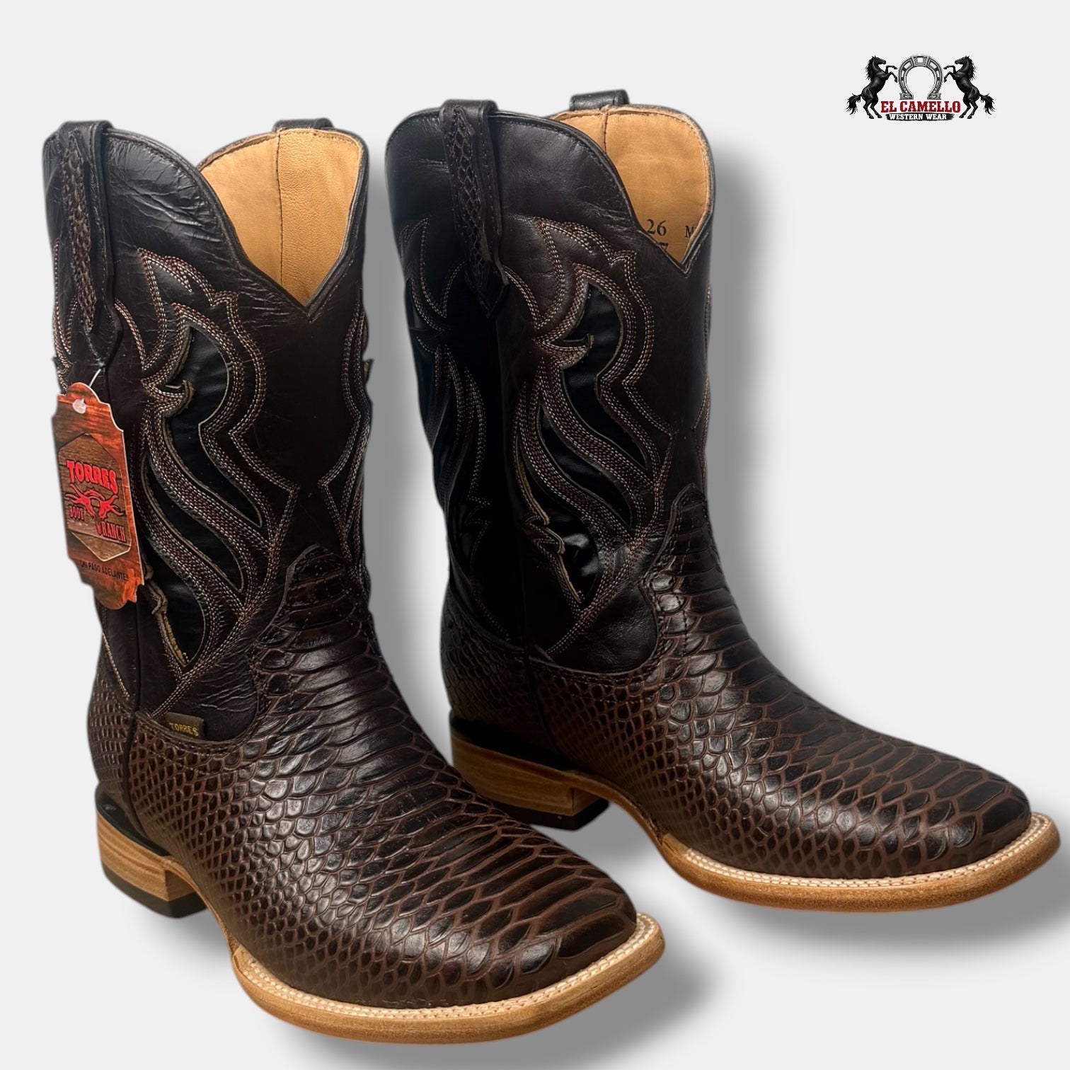 Python Lacer Cafe Torres Boots TBRCC162