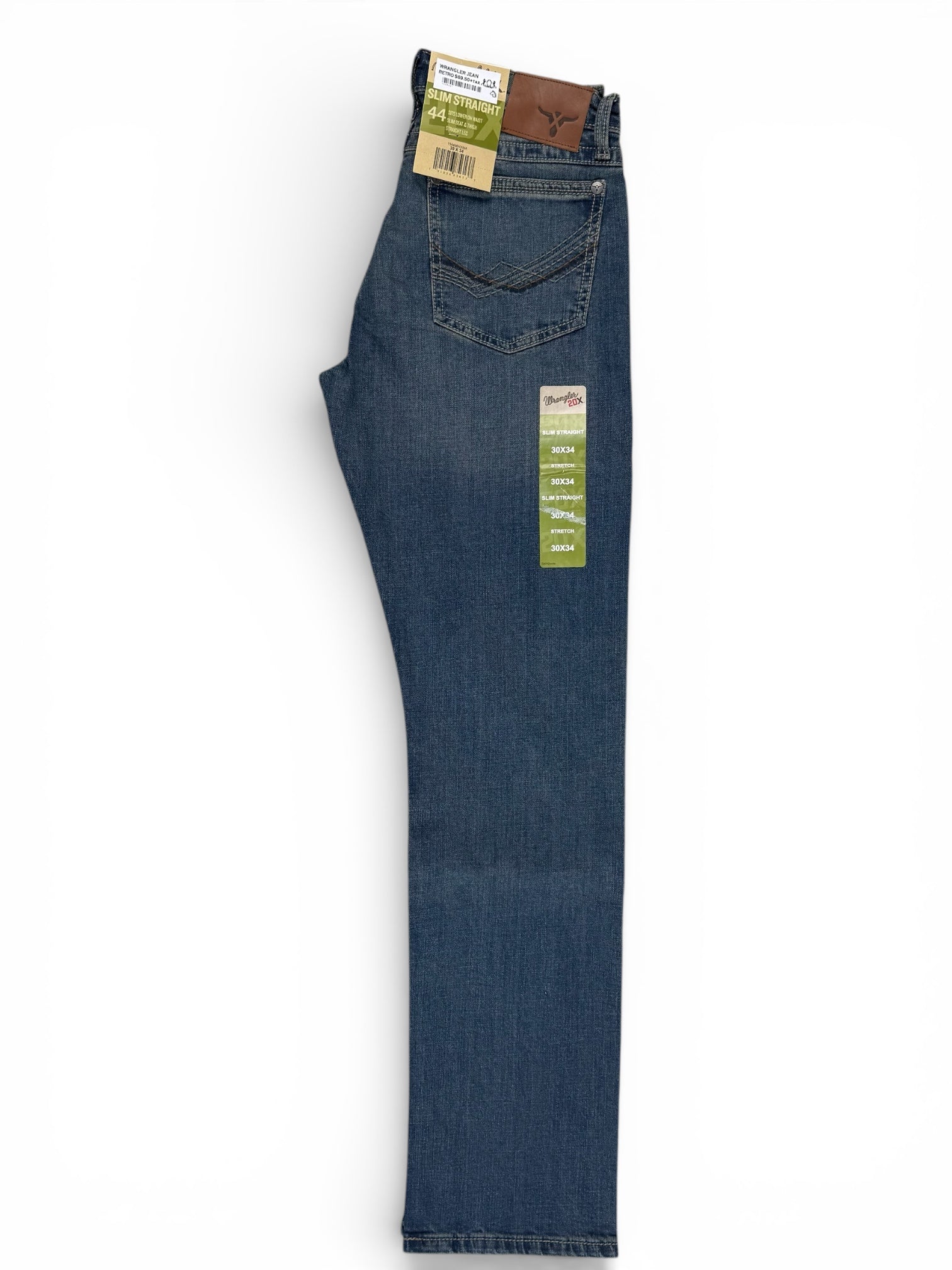 Wrangler Retro® 20X Slim Straight Men’s Jeans – Medium Wash 13MWZ