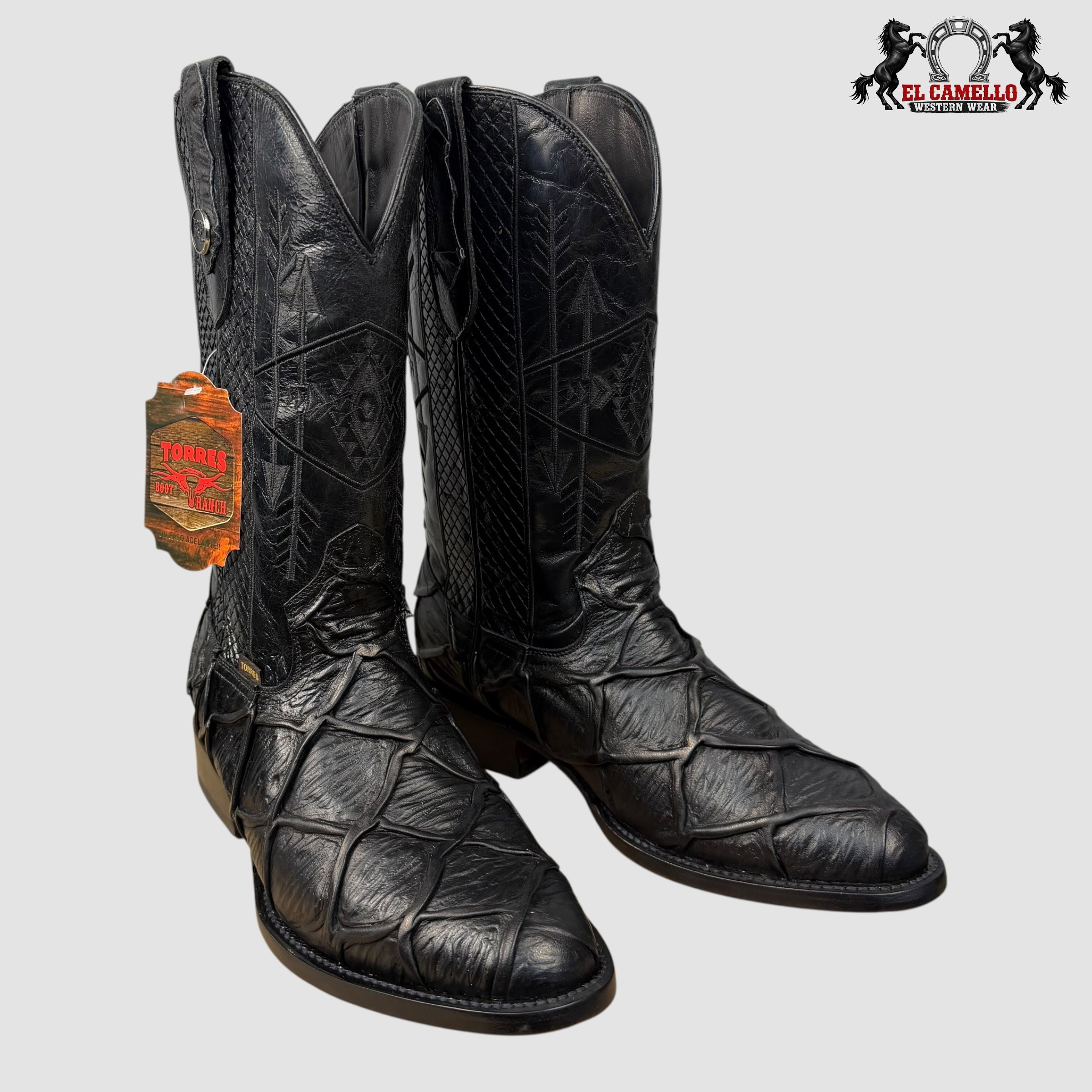 Pescado Negro Dobladillo Torres Boot TBRM1110