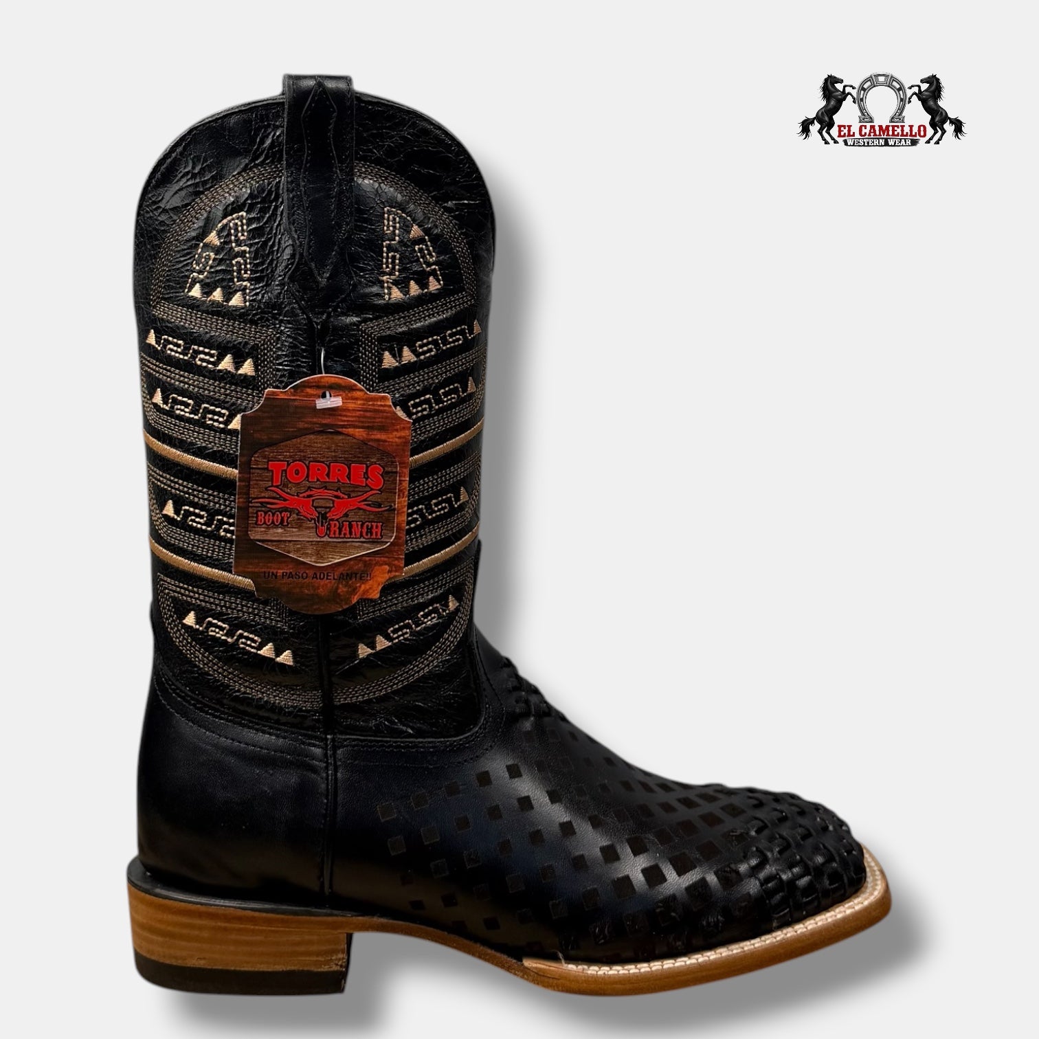 Petatillo Tejido Lacer Negro Torres Boots TBRCC187