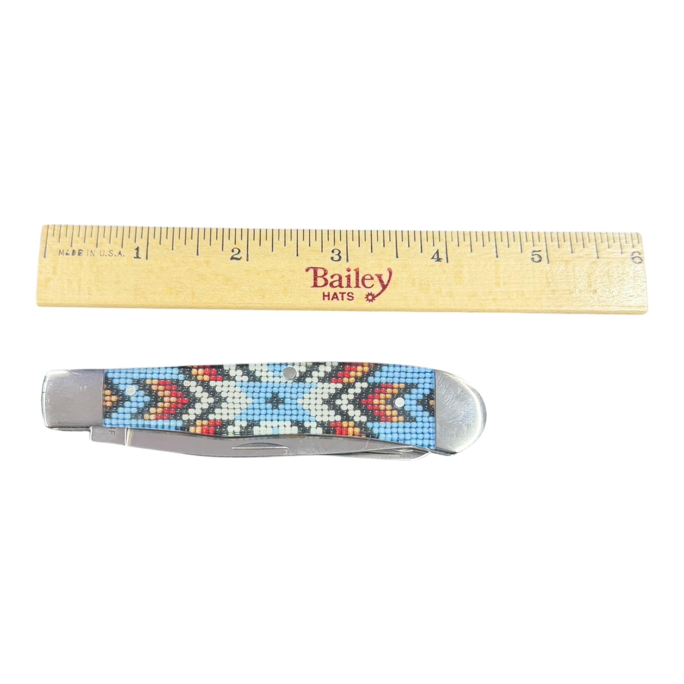 Twisted X XK-1014F Southwestern Inlay Folding Pocket Knife