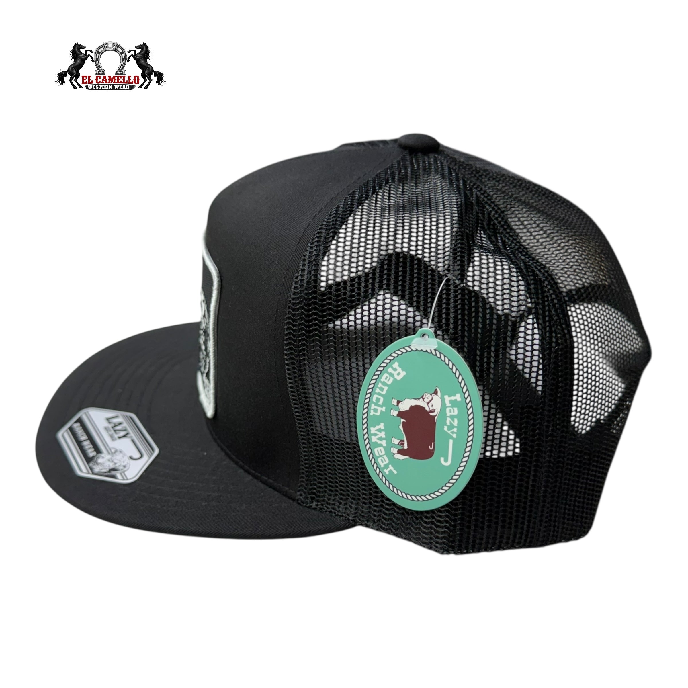 Lazy J Ranch Lazy Ranch Wear Retro Stripe Snapback – Black