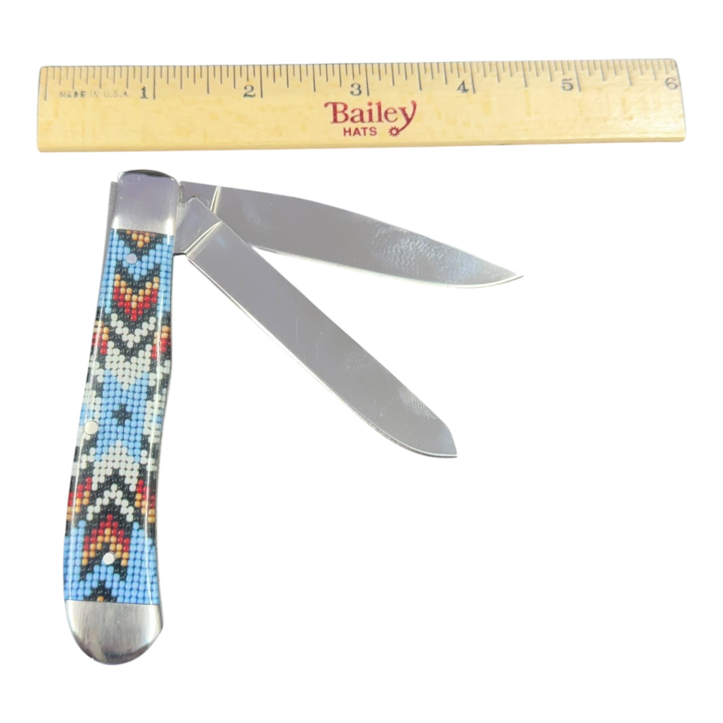 Twisted X XK-1014F Southwestern Inlay Folding Pocket Knife