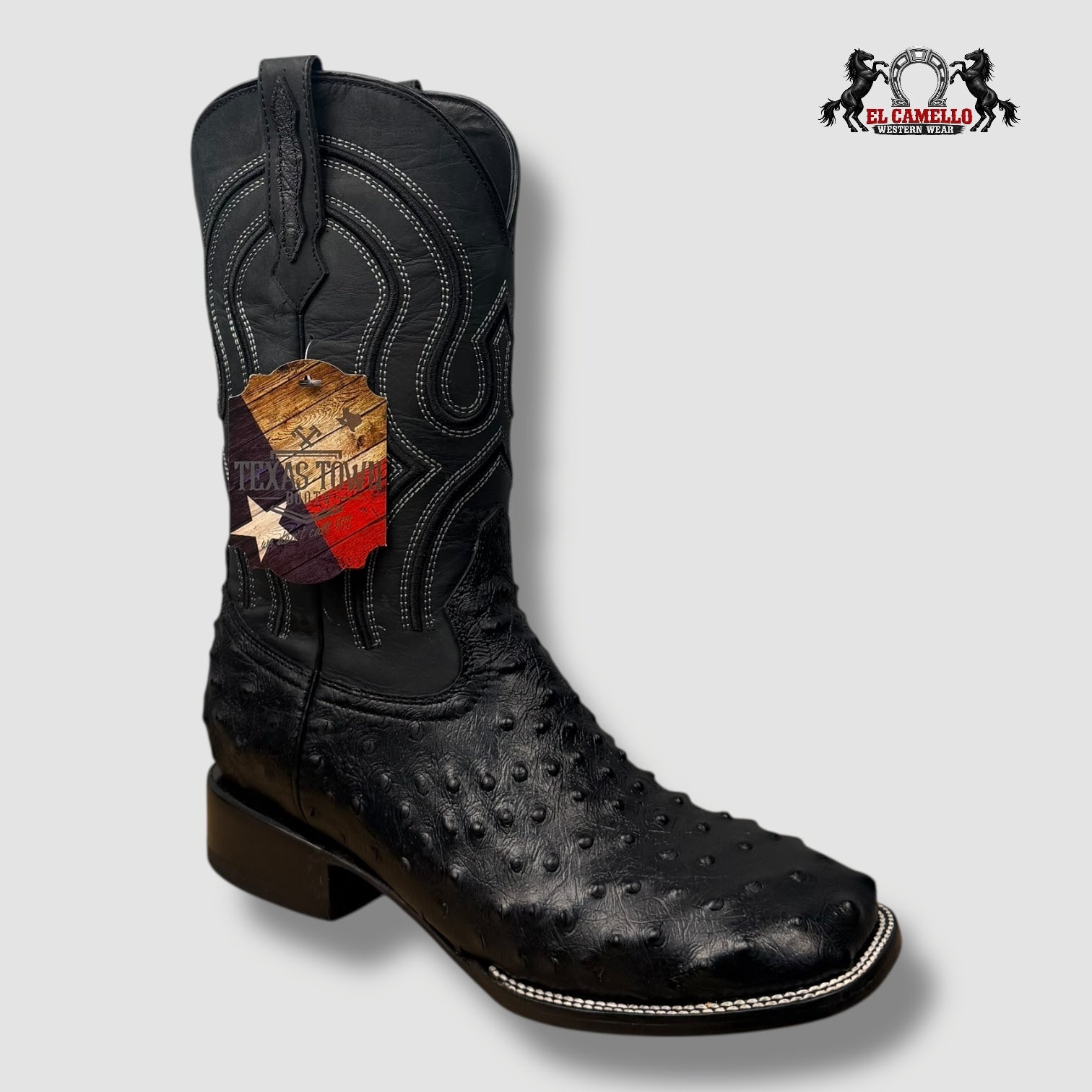Avestruz Negro Barza Negro Torres Boots TBRCC139