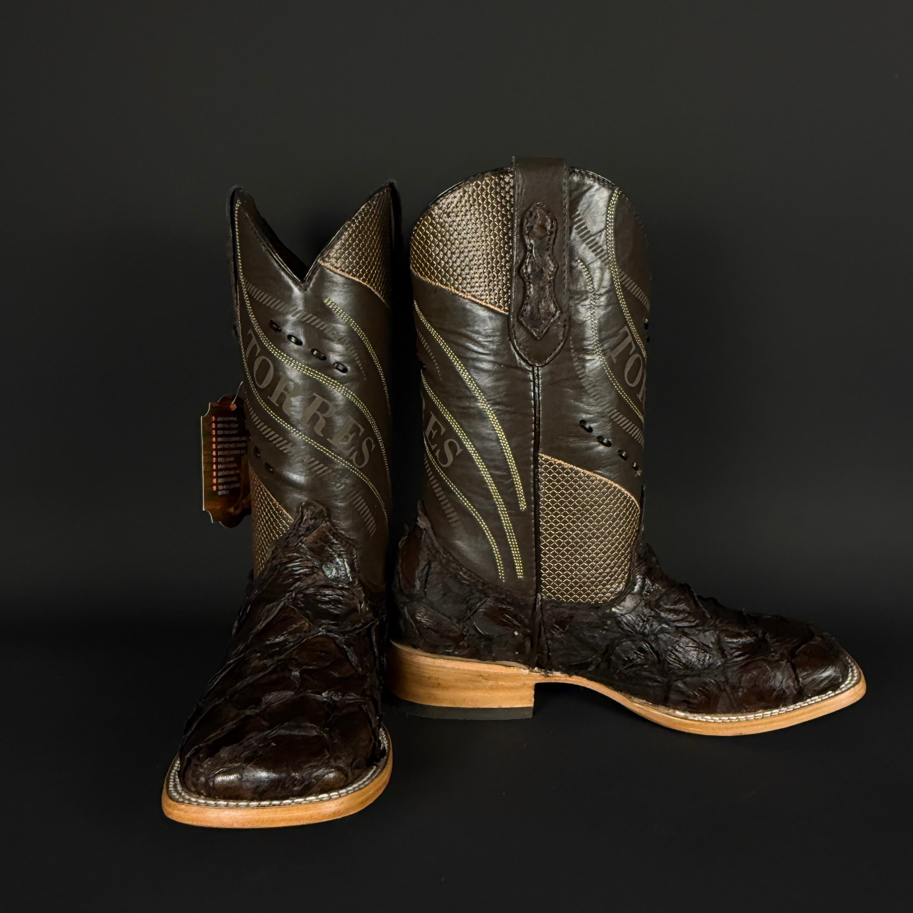 Torres Ranch - Genuine Piraruccu - Dark Brown