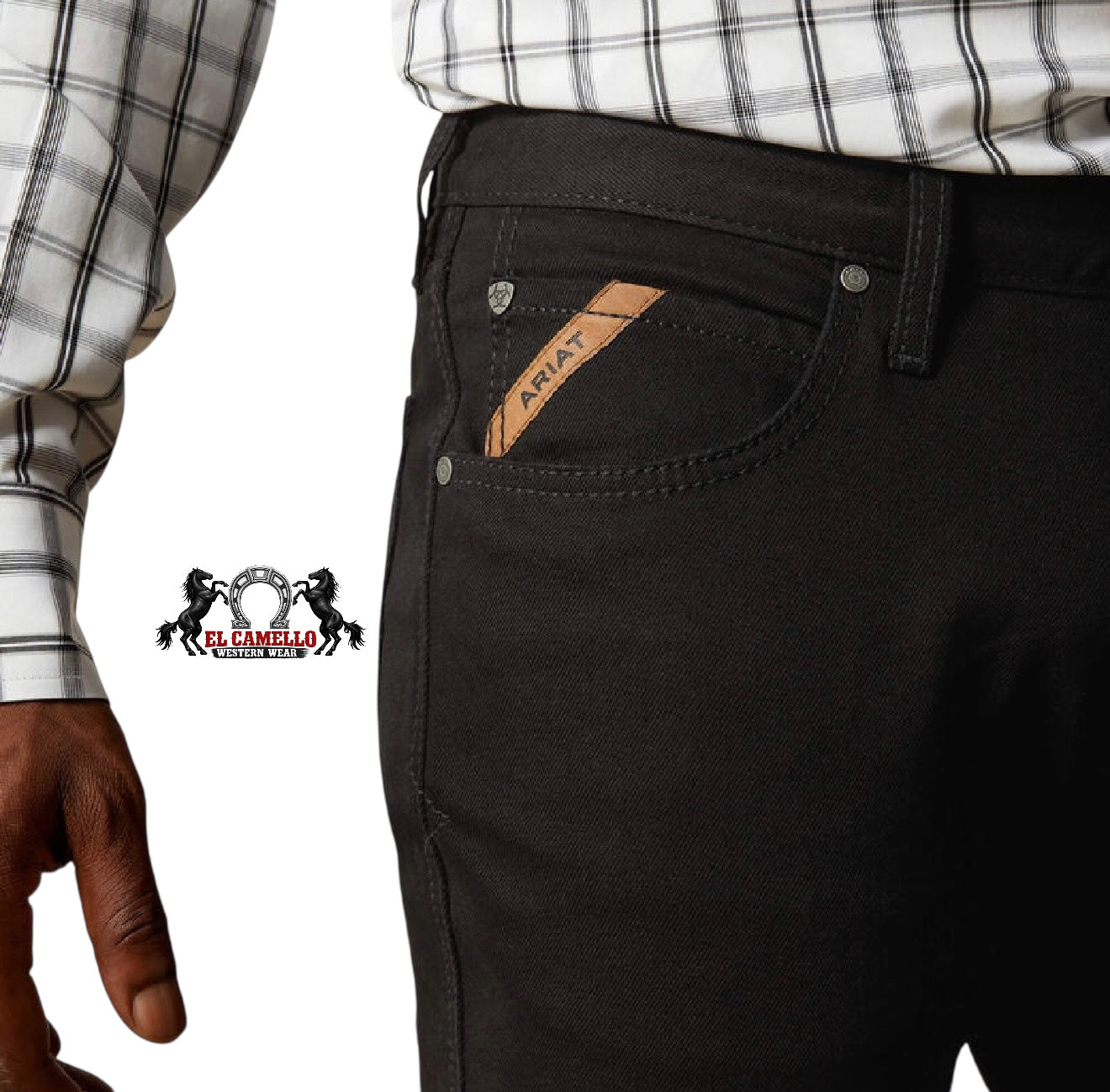 M4 Relaxed Hansen Boot Cut Jeans Black 10070592