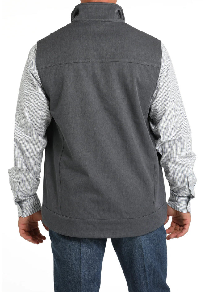 Cinch Men's Bonded Softshell Waffle Back Vest MWV1515022