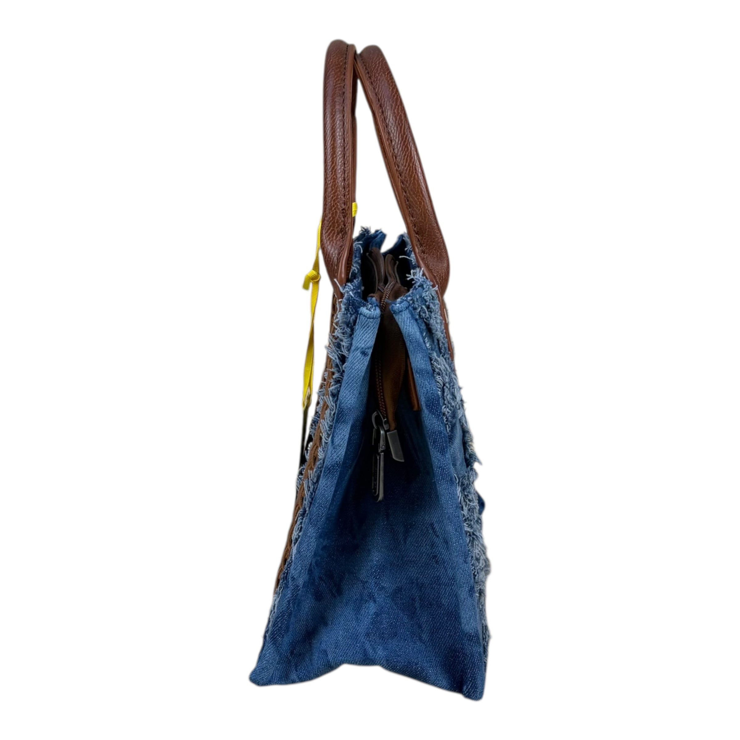 Wrangler Denim Patchwork Western Tote Bag