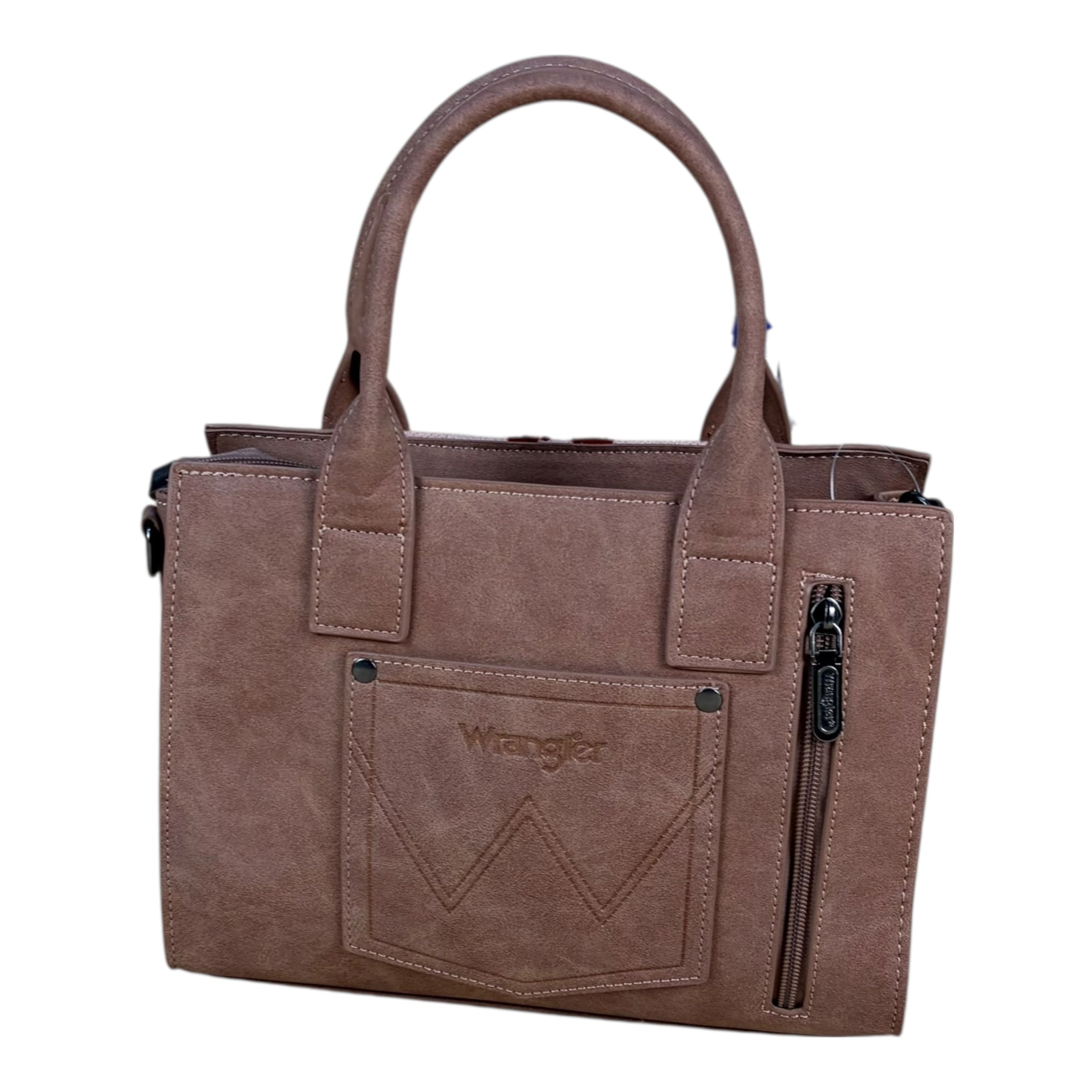 Wrangler Aztec Print Western Tote Bag – Taupe