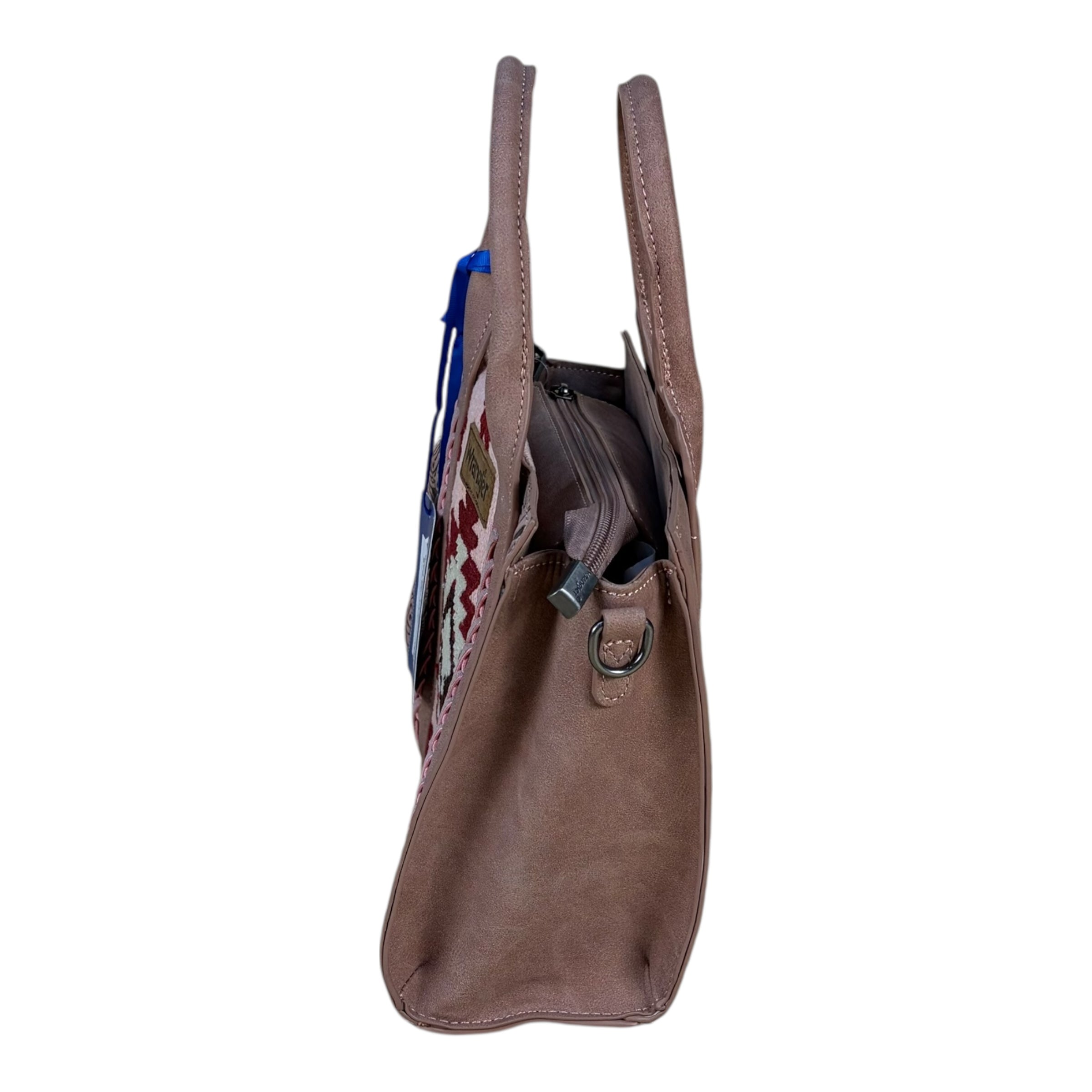Wrangler Aztec Print Western Tote Bag – Taupe