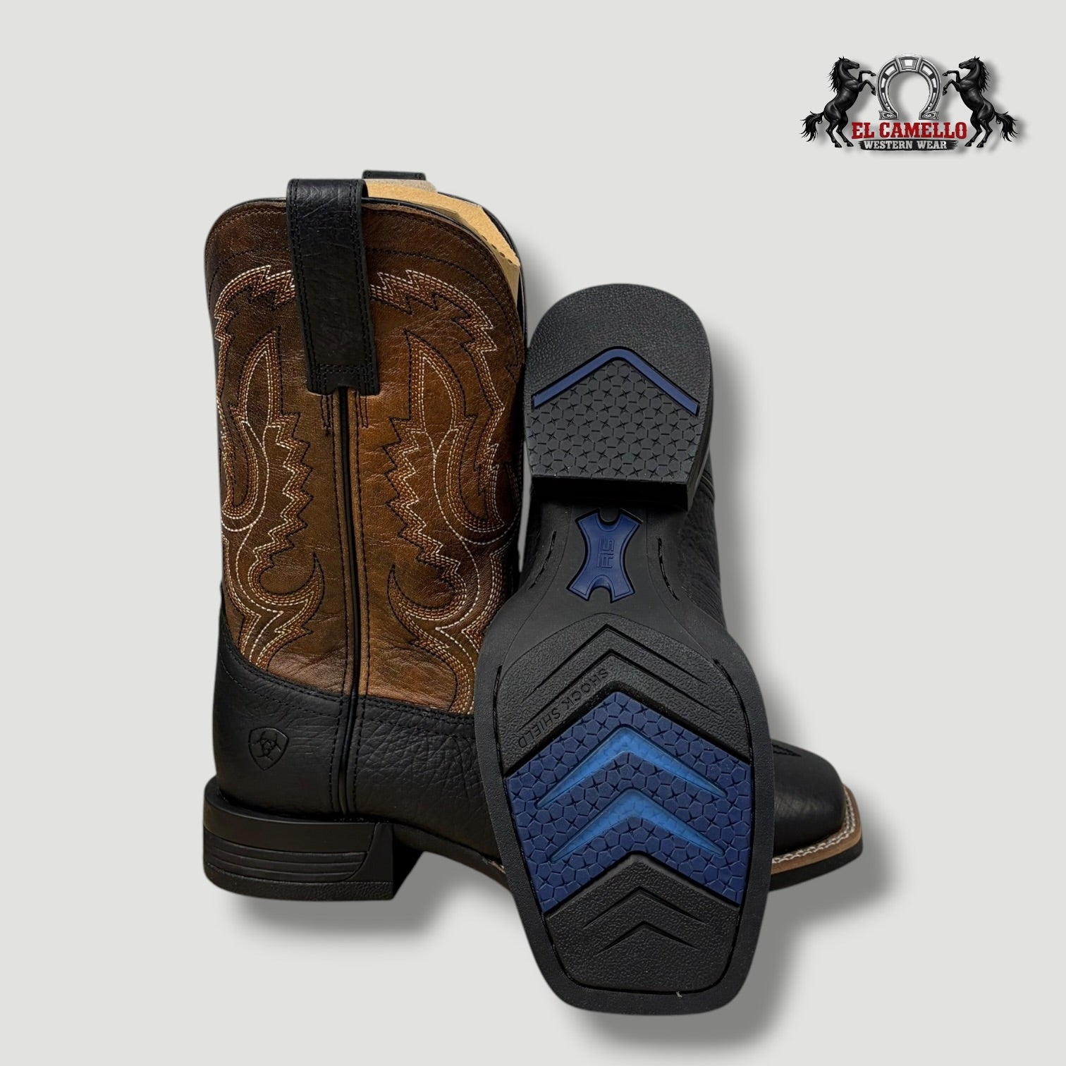 Ariat Men’s Sport Big Country Western Boots – Black/Brown | Style 10080549