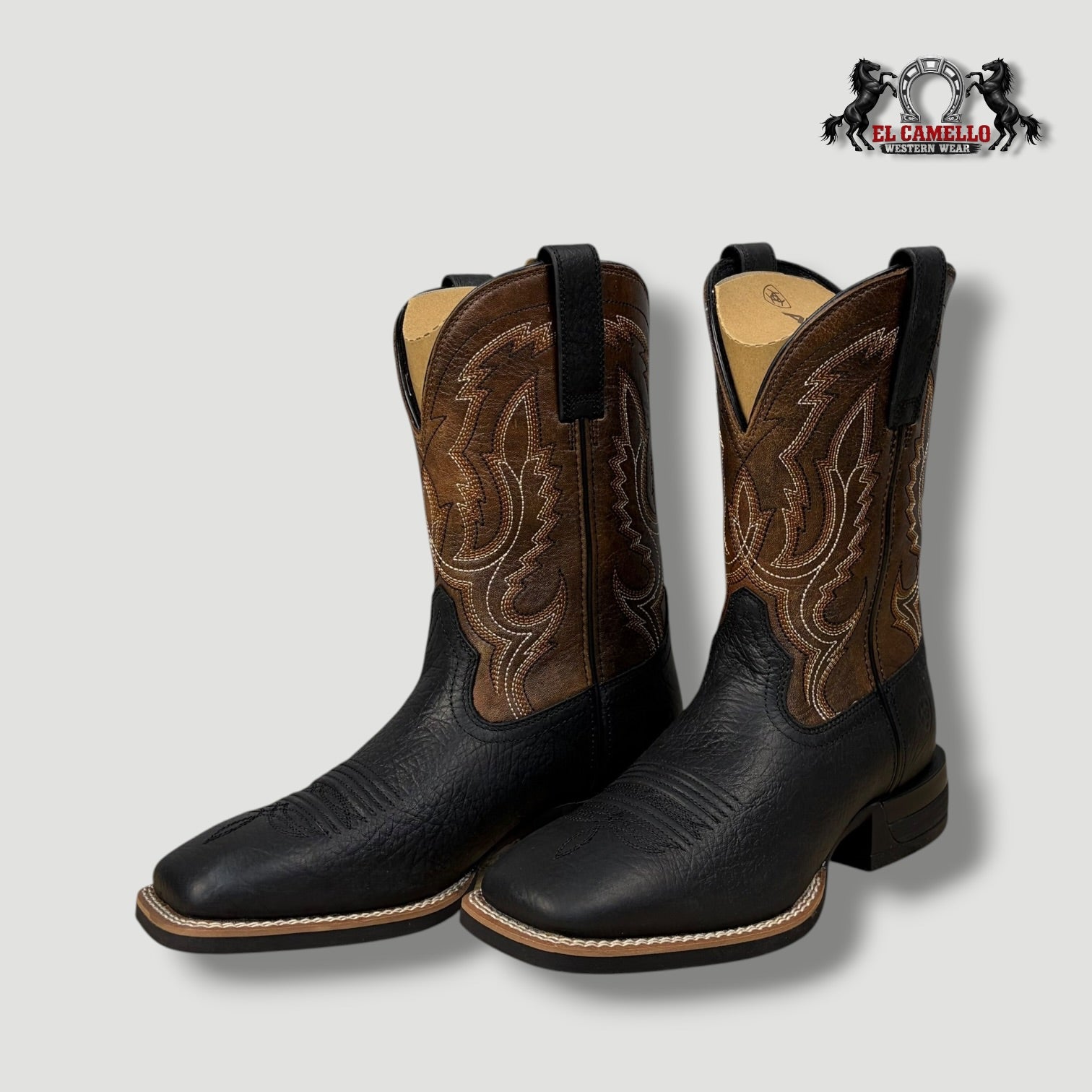 Ariat Men’s Sport Big Country Western Boots – Black/Brown | Style 10080549