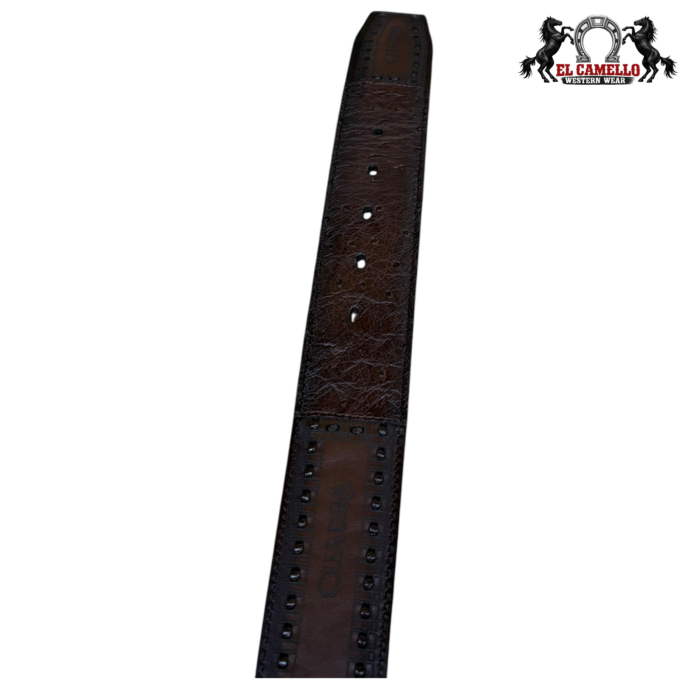 Cuadra Men’s Genuine Leather Western Belt – Dark Brown BC278