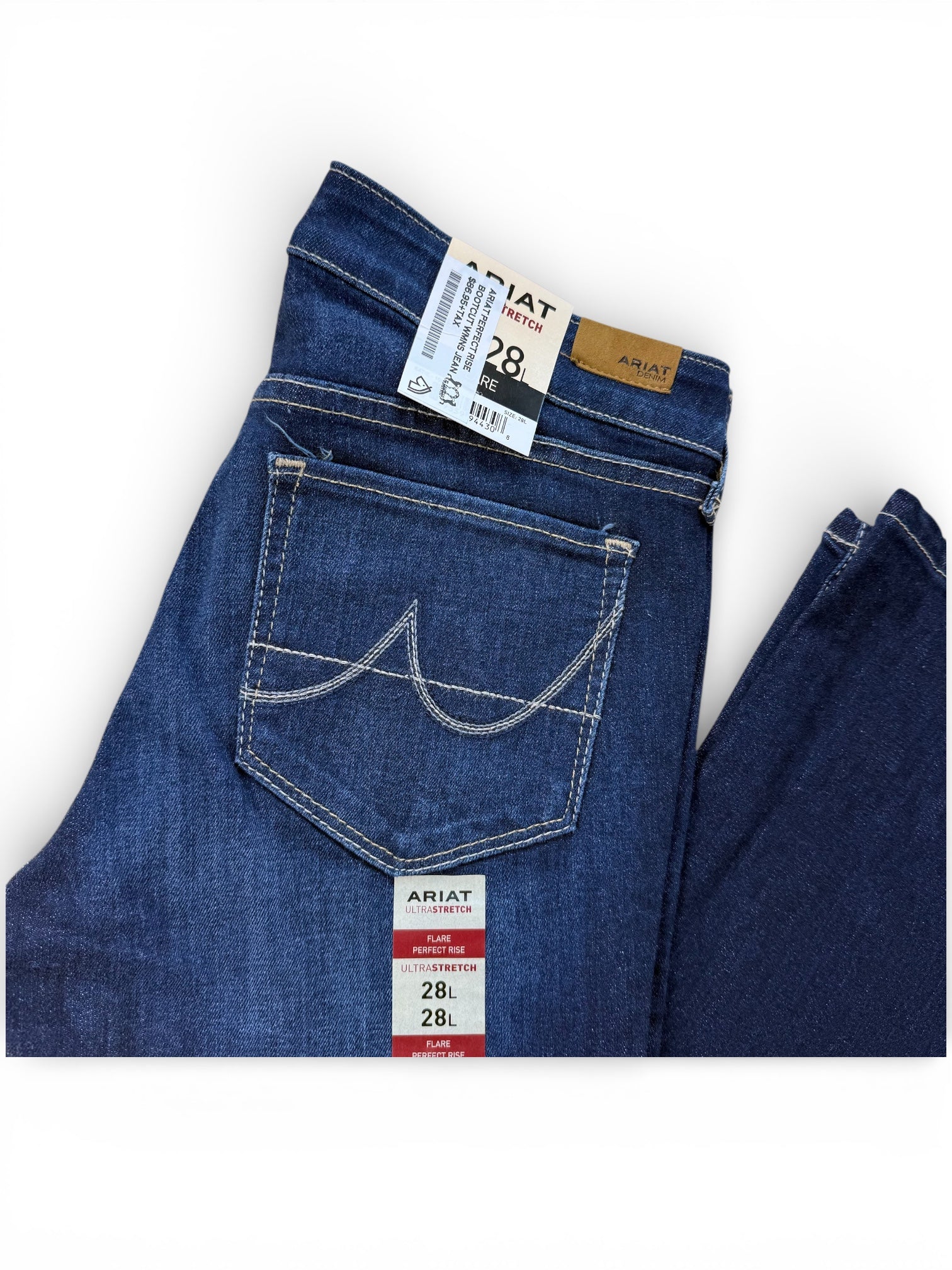 Ariat Women’s Perfect Rise Ultra Stretch Flare Jeans – Dark Wash 10027692