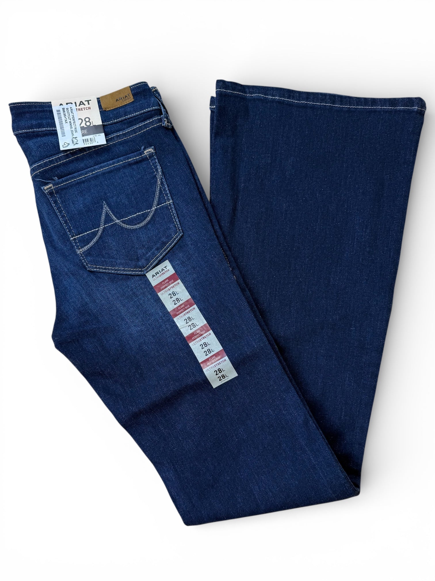 Ariat Women’s Perfect Rise Ultra Stretch Flare Jeans – Dark Wash 10027692