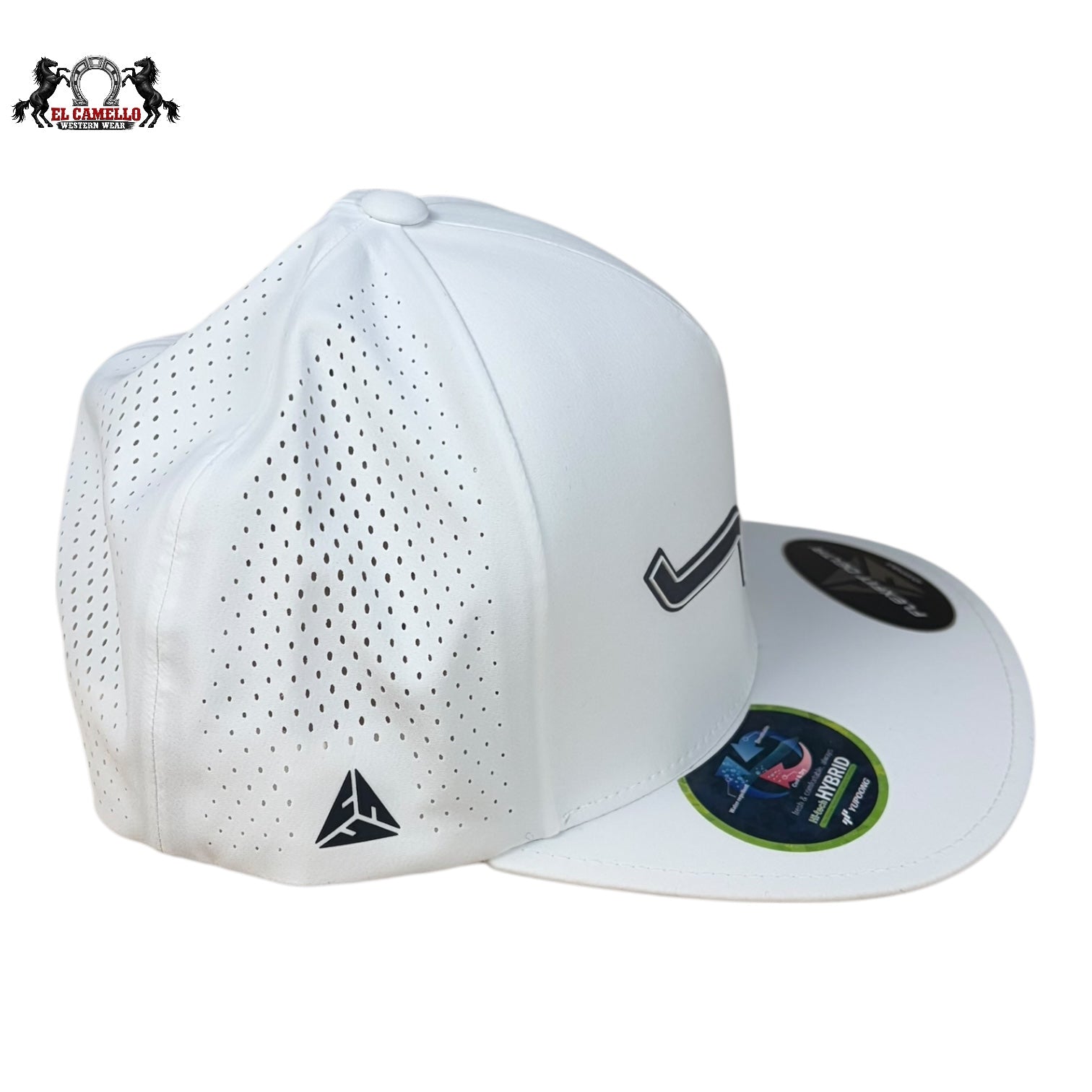 Kimes Ranch White Flexfit Delta Performance Hat