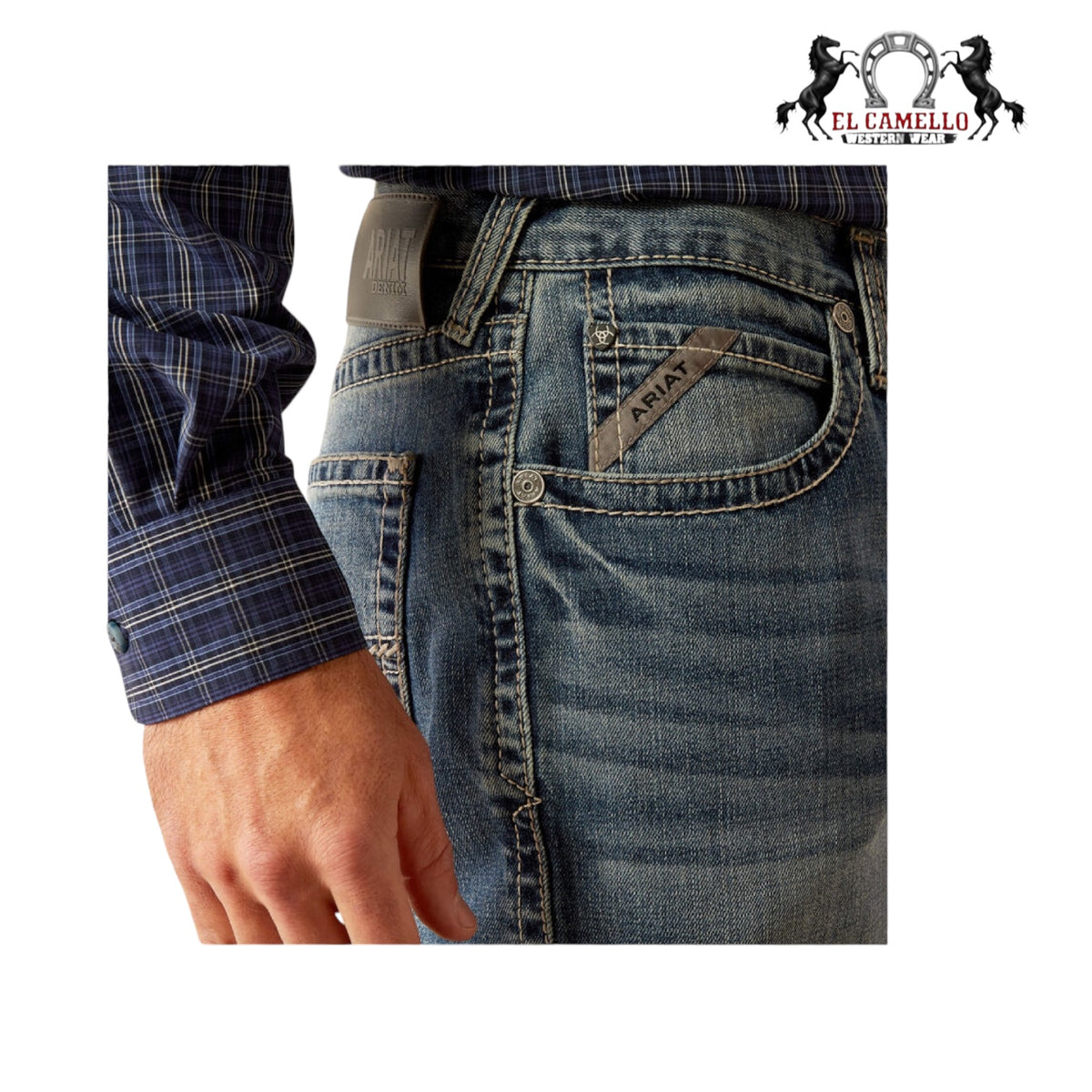 M2 Traditional Relaxed Buster Boot Cut Jeans 10051878