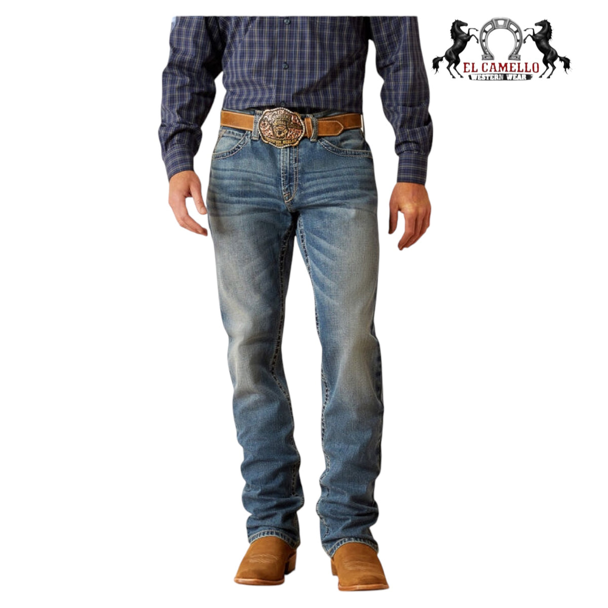 M2 Traditional Relaxed Buster Boot Cut Jeans 10051878
