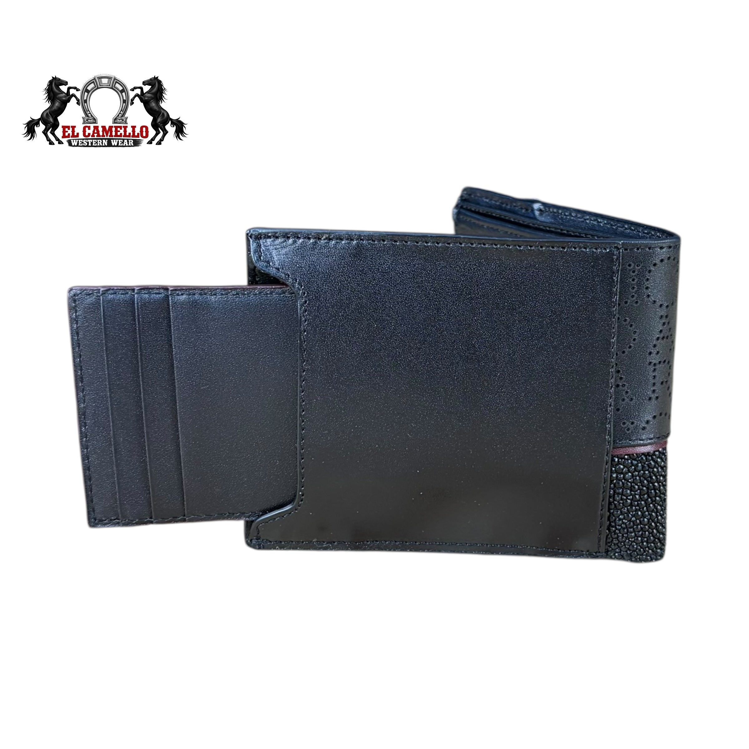 Cuadra Men’s Brown Leather Bifold Wallet DU709 with Textured Detail