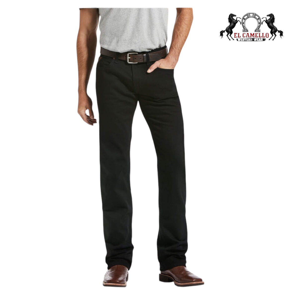 M5 Slim Stretch Legacy Black Stackable Straight Leg Jean 10033516