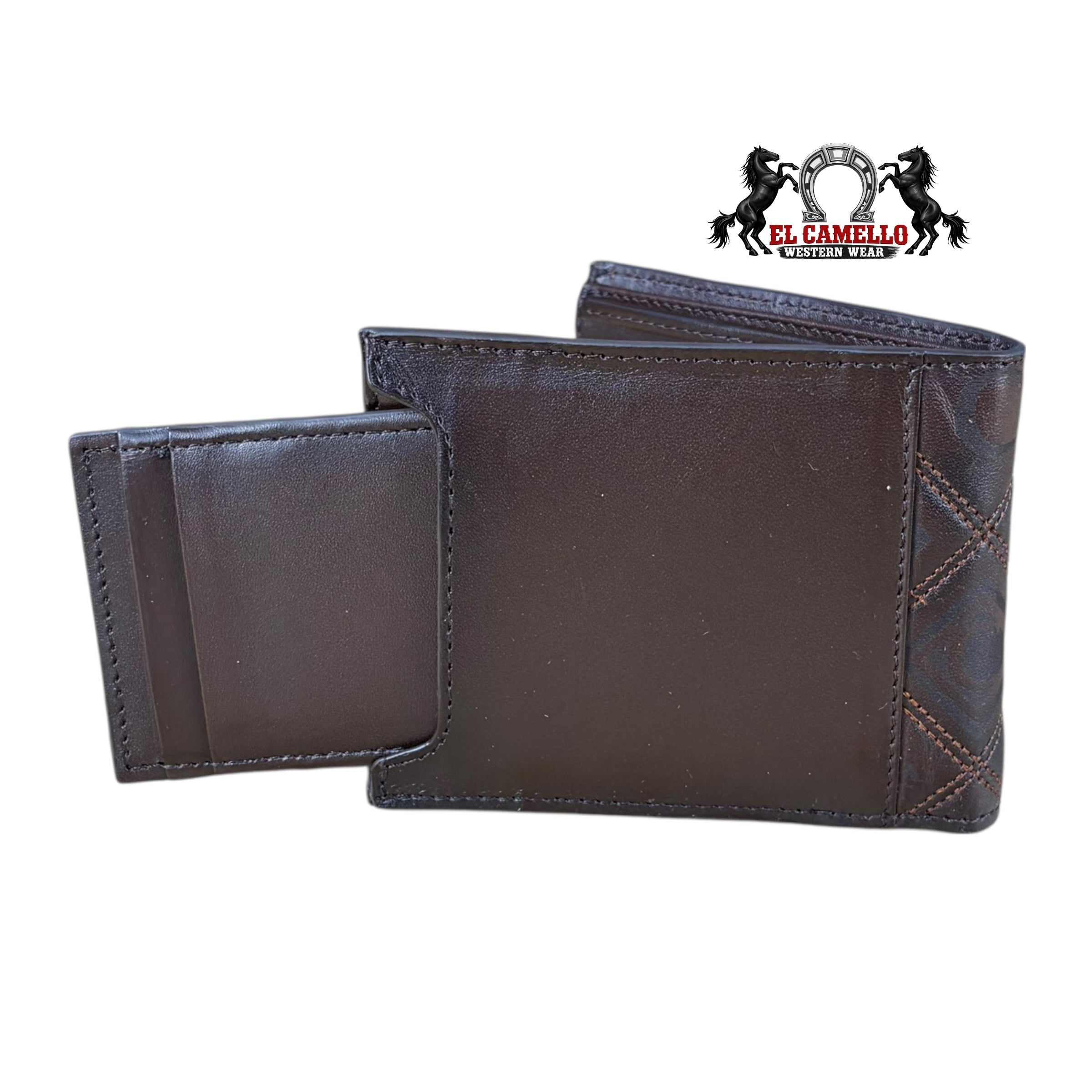 Cuadra Men’s Brown Leather Bifold Wallet – Style DU710