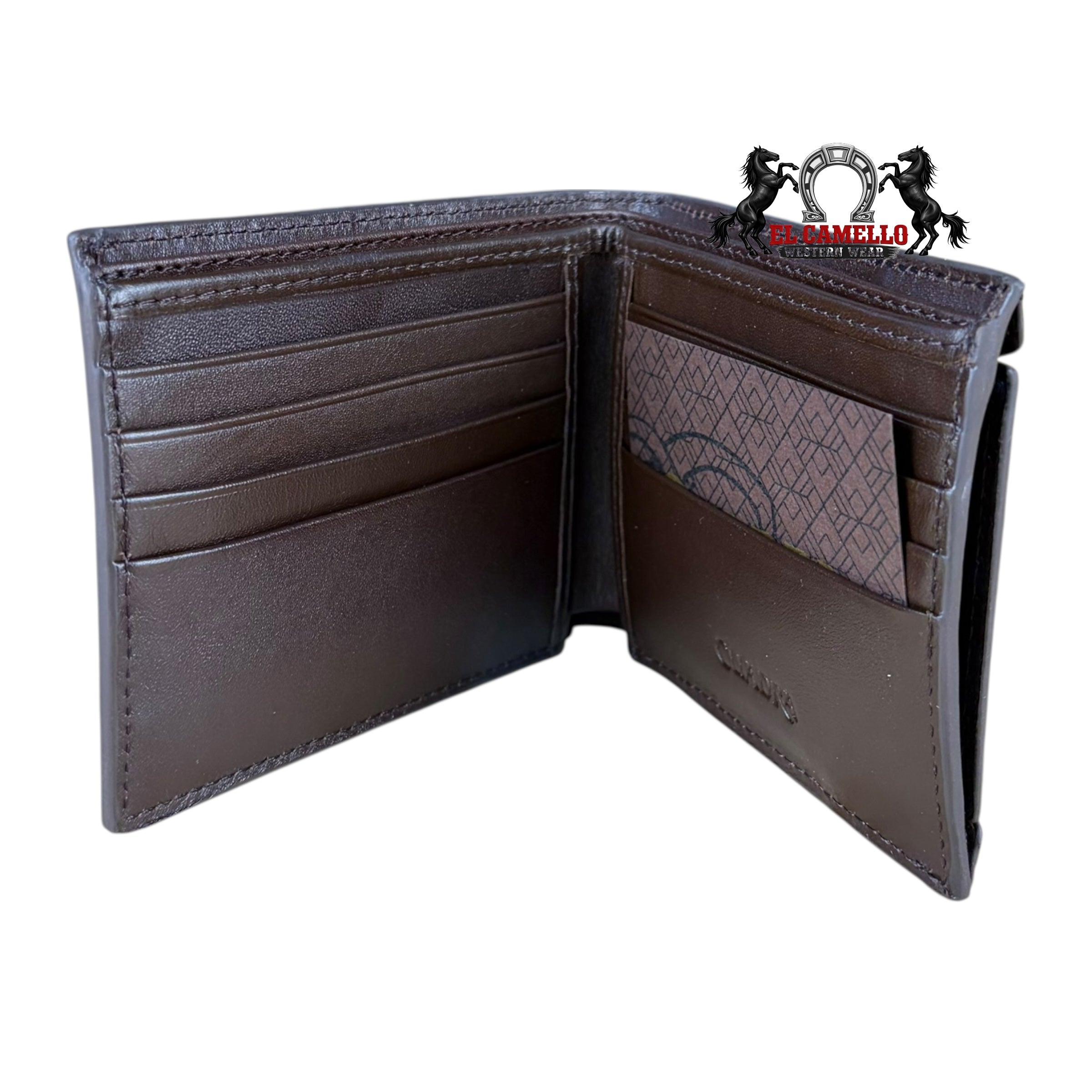 Cuadra Men’s Brown Leather Bifold Wallet – Style DU710