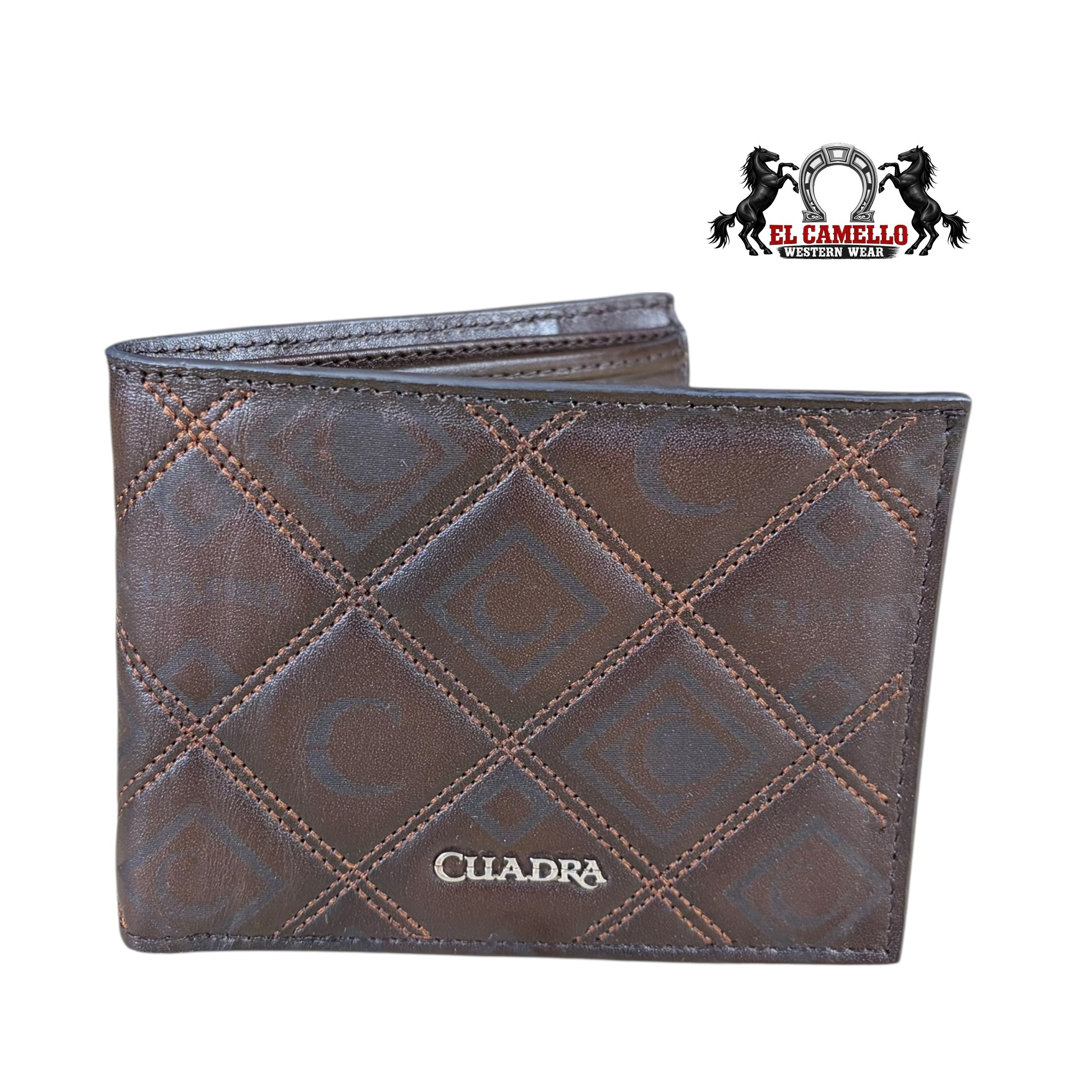 Cuadra Men’s Brown Leather Bifold Wallet – Style DU710