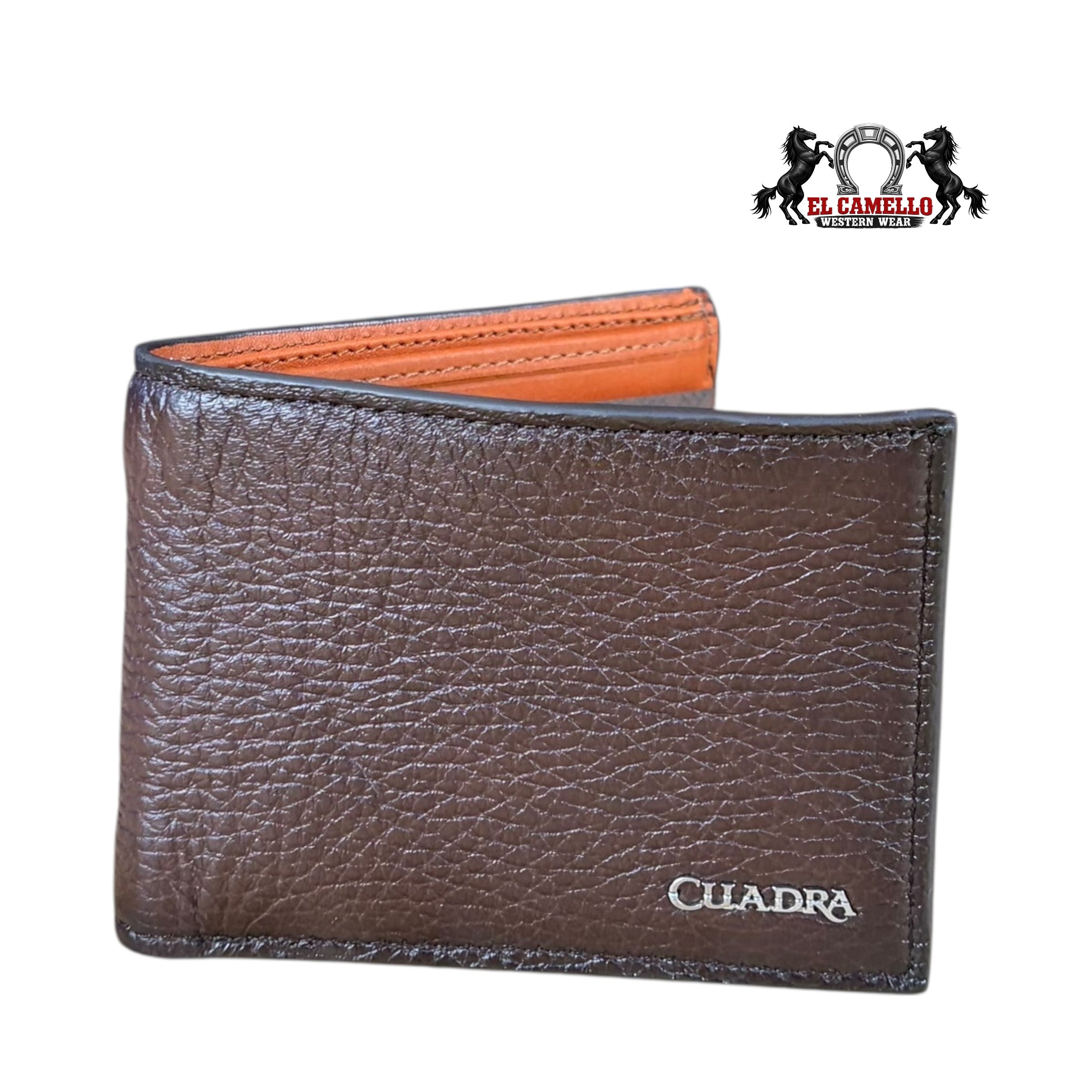 Cuadra Men’s Brown Leather Bifold Wallet – Style DU328