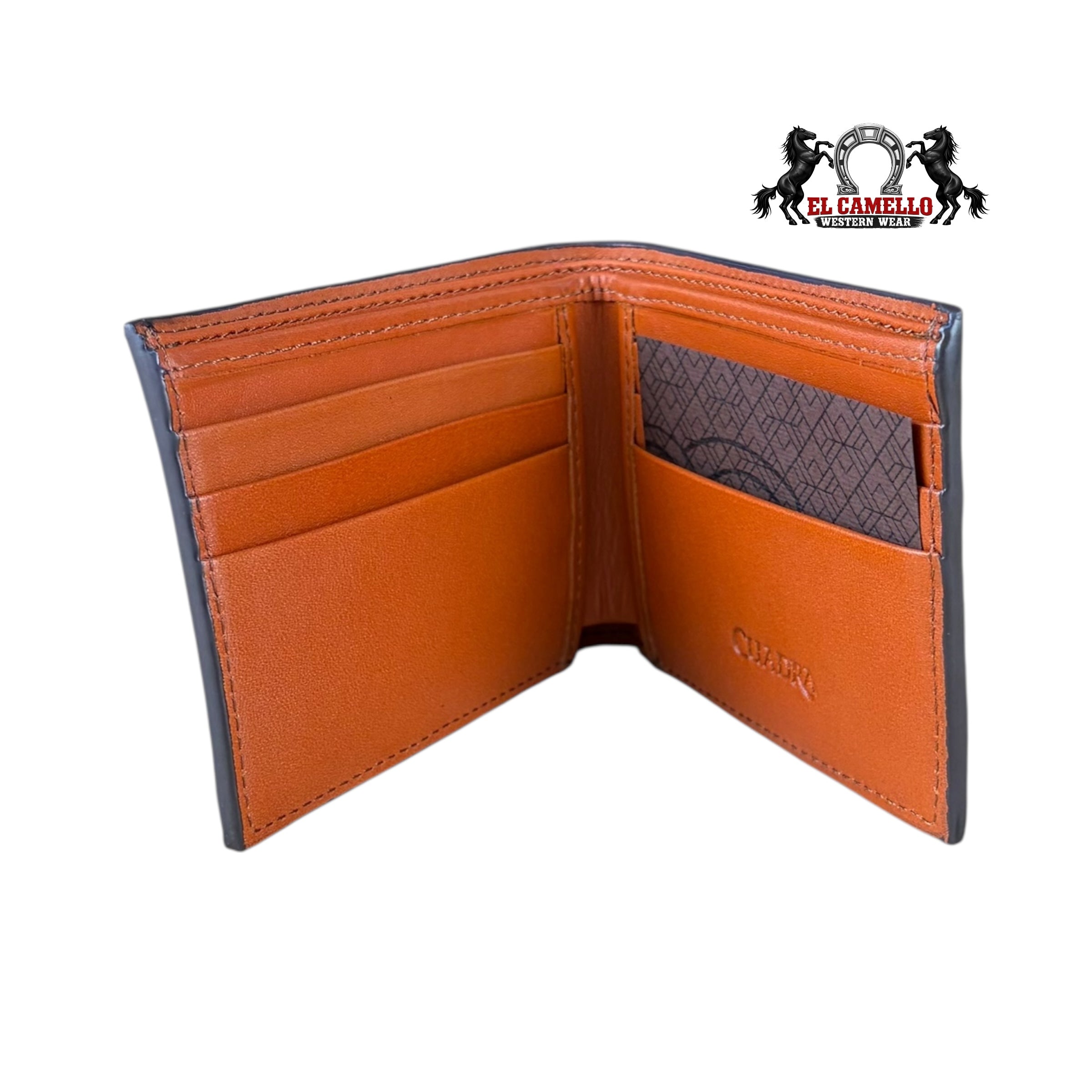 Cuadra Men’s Brown Leather Bifold Wallet – Style DU328