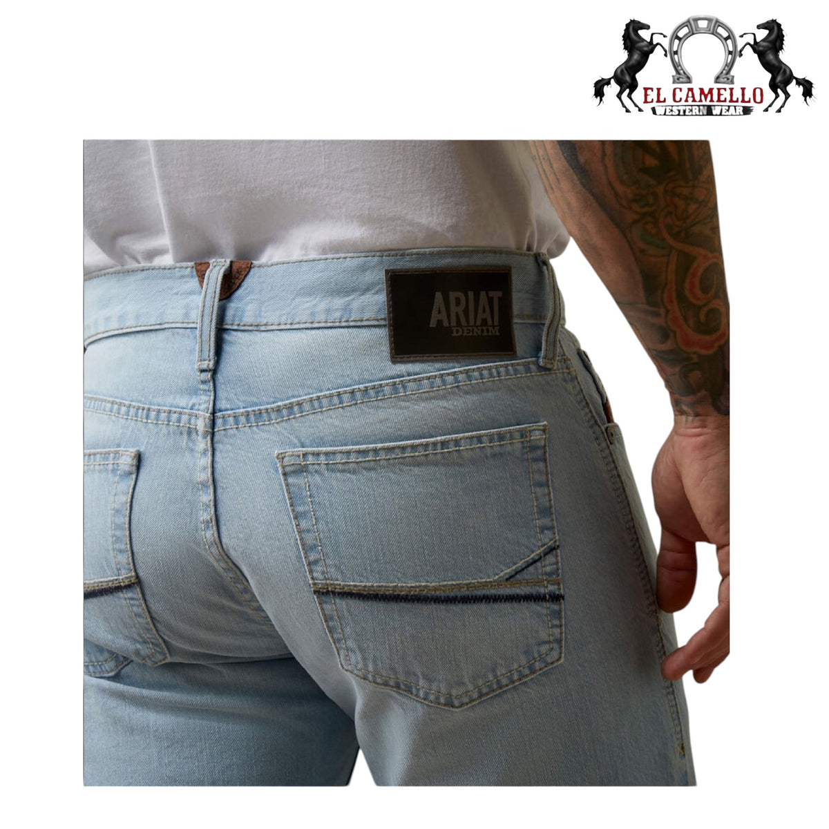 Ariat 10044366 Mens M7 Slim Toro Straight Jean Cali Ultralight