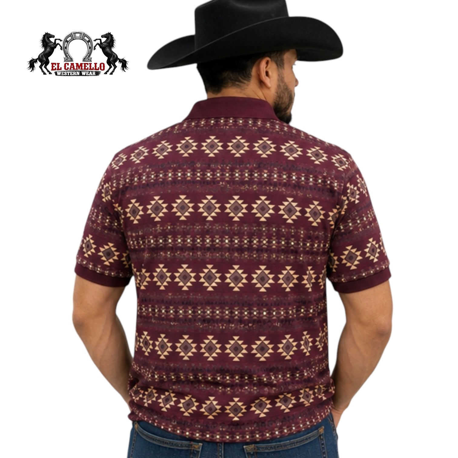Platini JPS11470 Men’s Burgundy Short Sleeve Knit Shirt