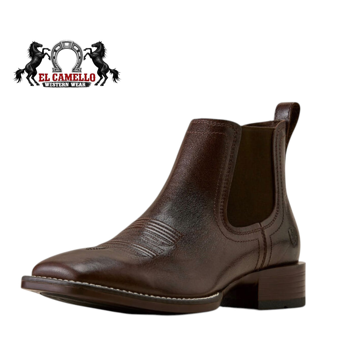 Booker Chelsea Wide Square Toe Western Boot 10080415