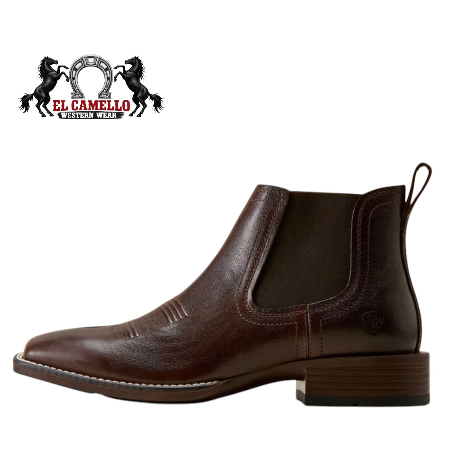 Booker Chelsea Wide Square Toe Western Boot 10080415