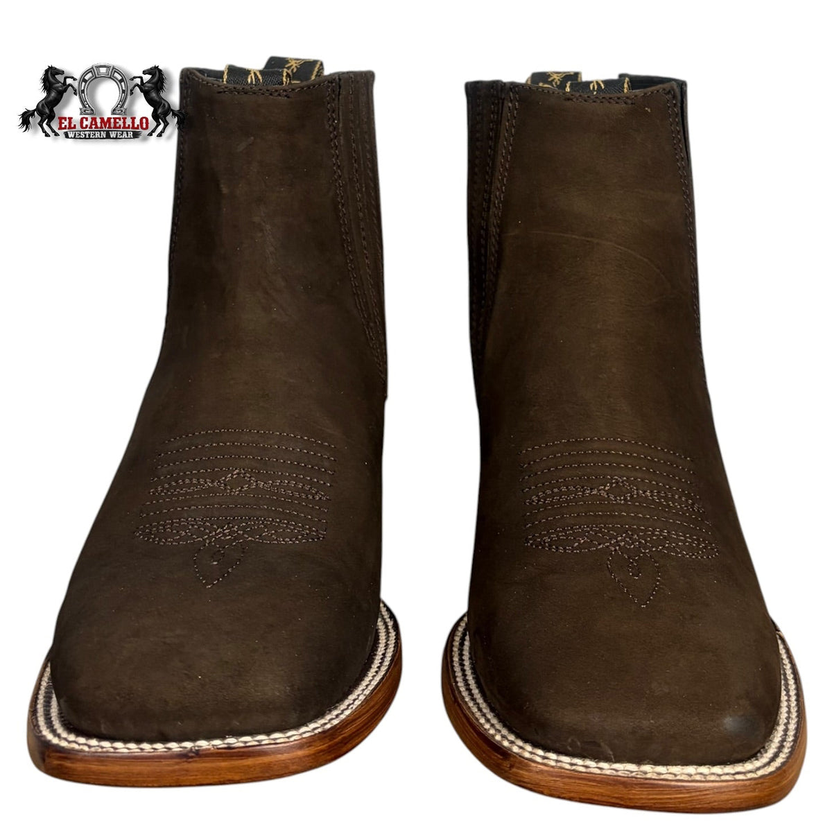 Botín Torres Nobuk Café Suela Cuero – Horma Bulldog 24690