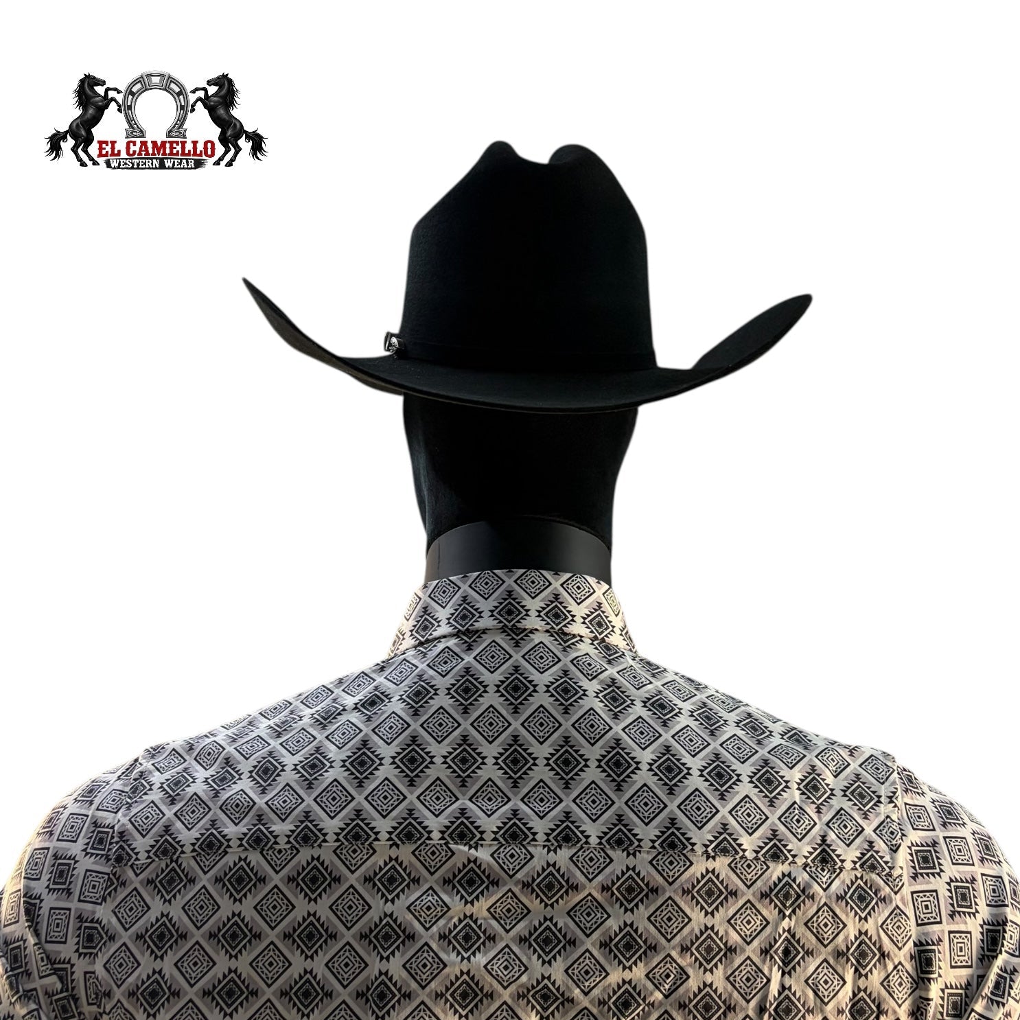 Montero Men’s White Short Sleeve Shirt MT4061 Geometric Print Button-Up Classic Fit