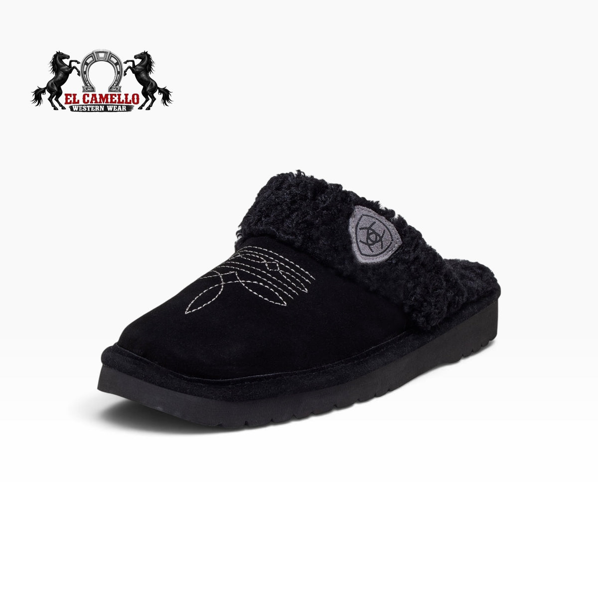 Ariat Women’s Jackie Square Toe Slippers – Black 2829-001