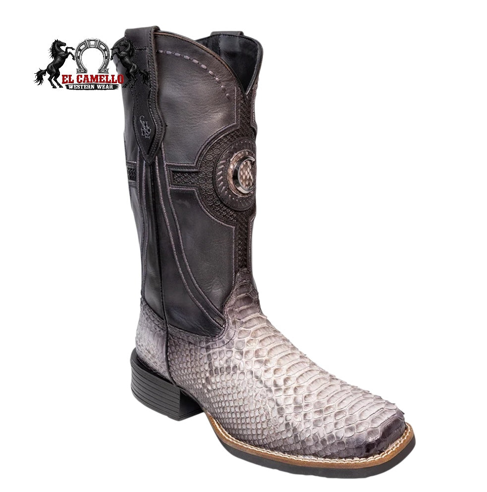 Cuadra Men's Python Boot Square Toe CC289