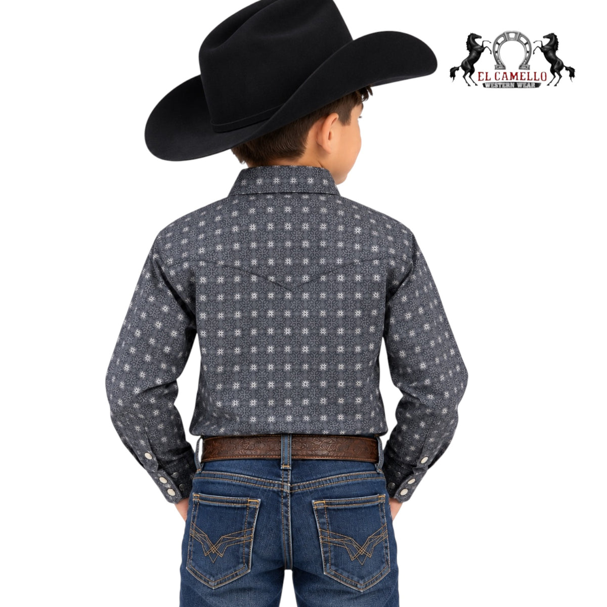 KIDS PLATINI CHARCOAL SHIRT
